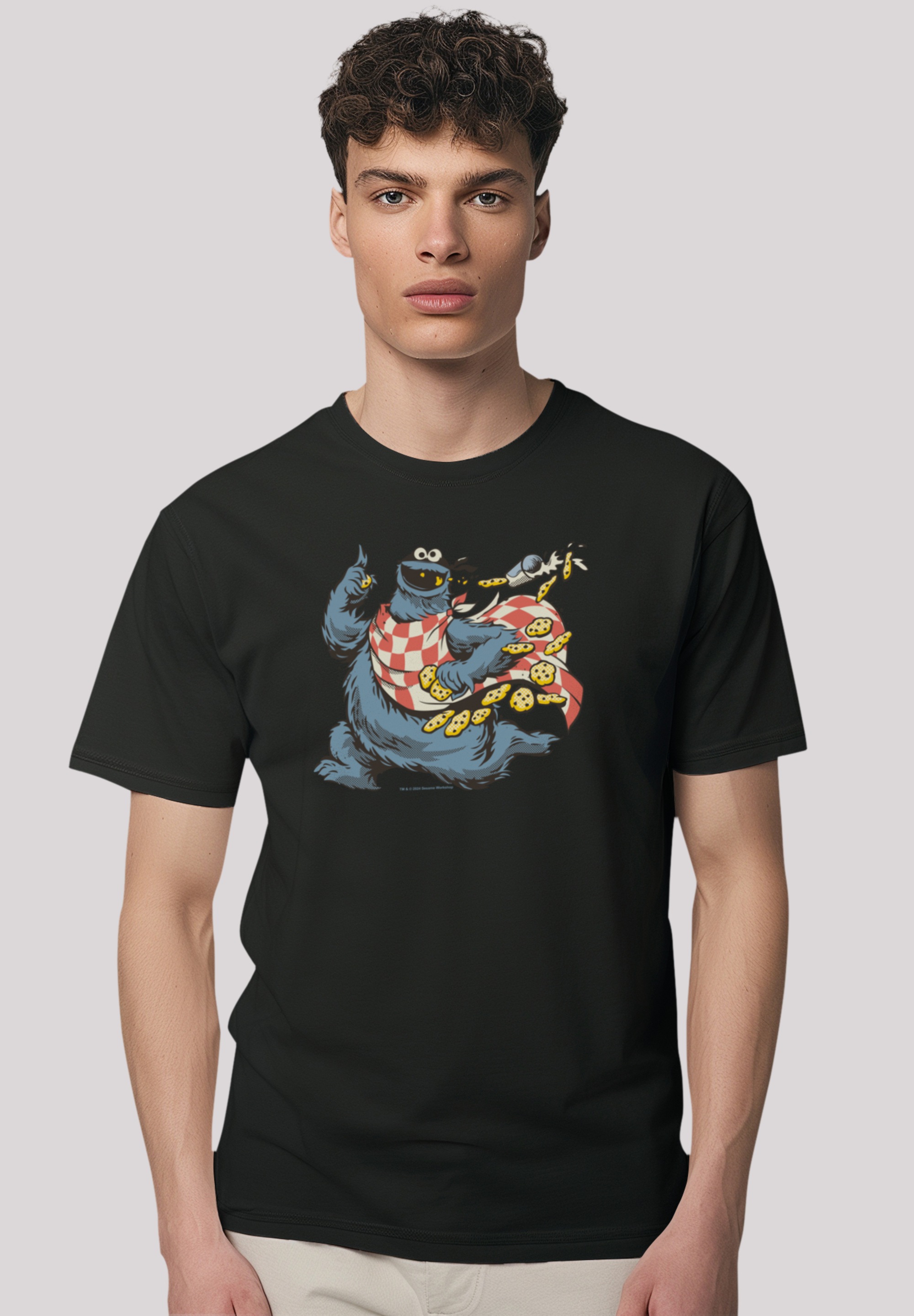 F4NT4STIC T-Shirt "Sesamstraße Cookie Monster Thief", Premium Qualität günstig online kaufen