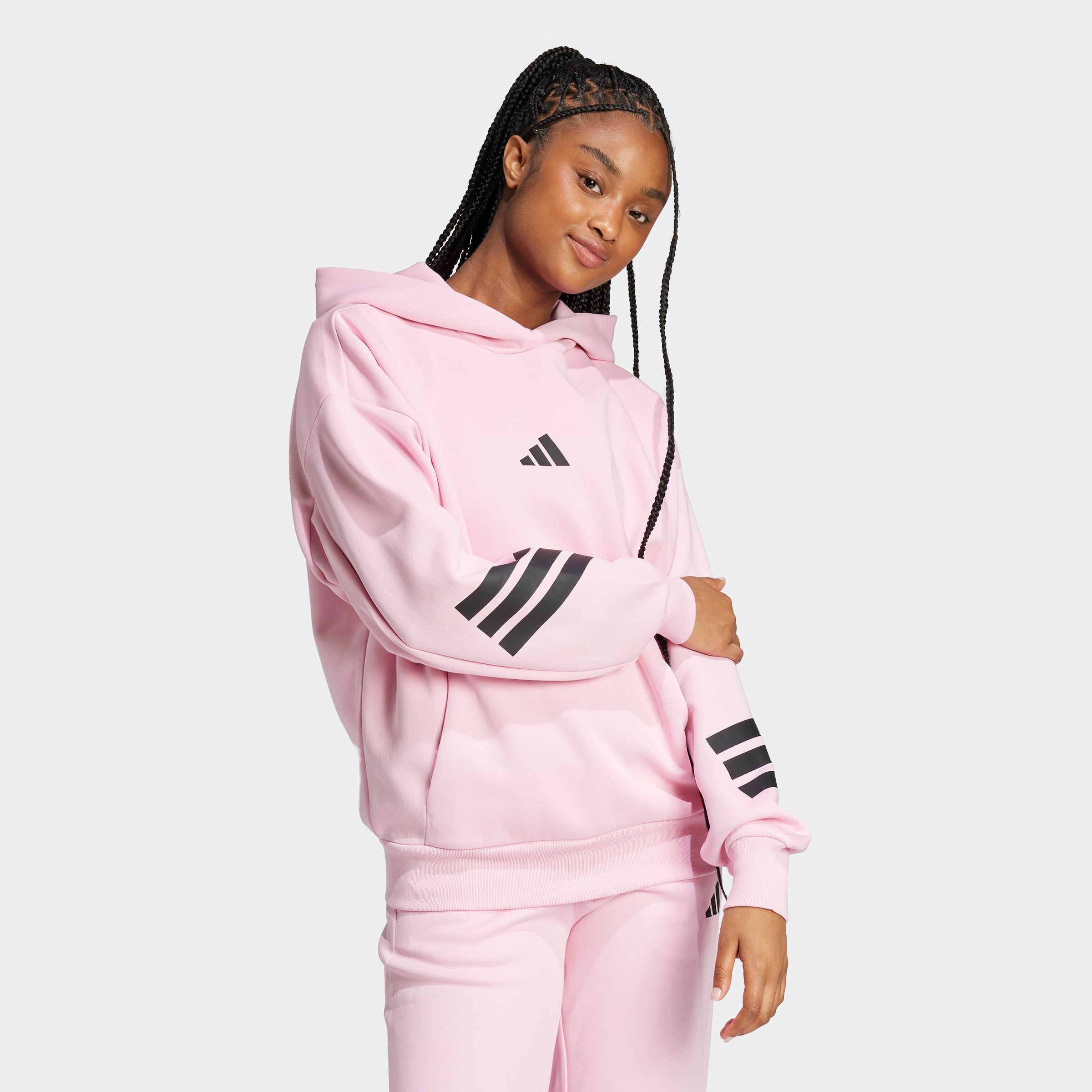 adidas Sportswear Kapuzensweatshirt "W FI 3S OH HD" günstig online kaufen