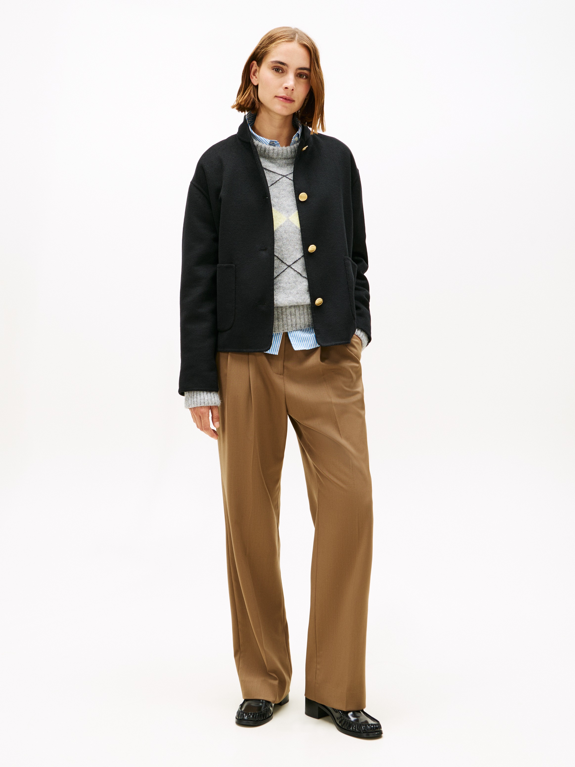 Thumbnail - Tommy Hilfiger Bomberjacke "DF WOOL SHORT BOMBER" mit Wolle