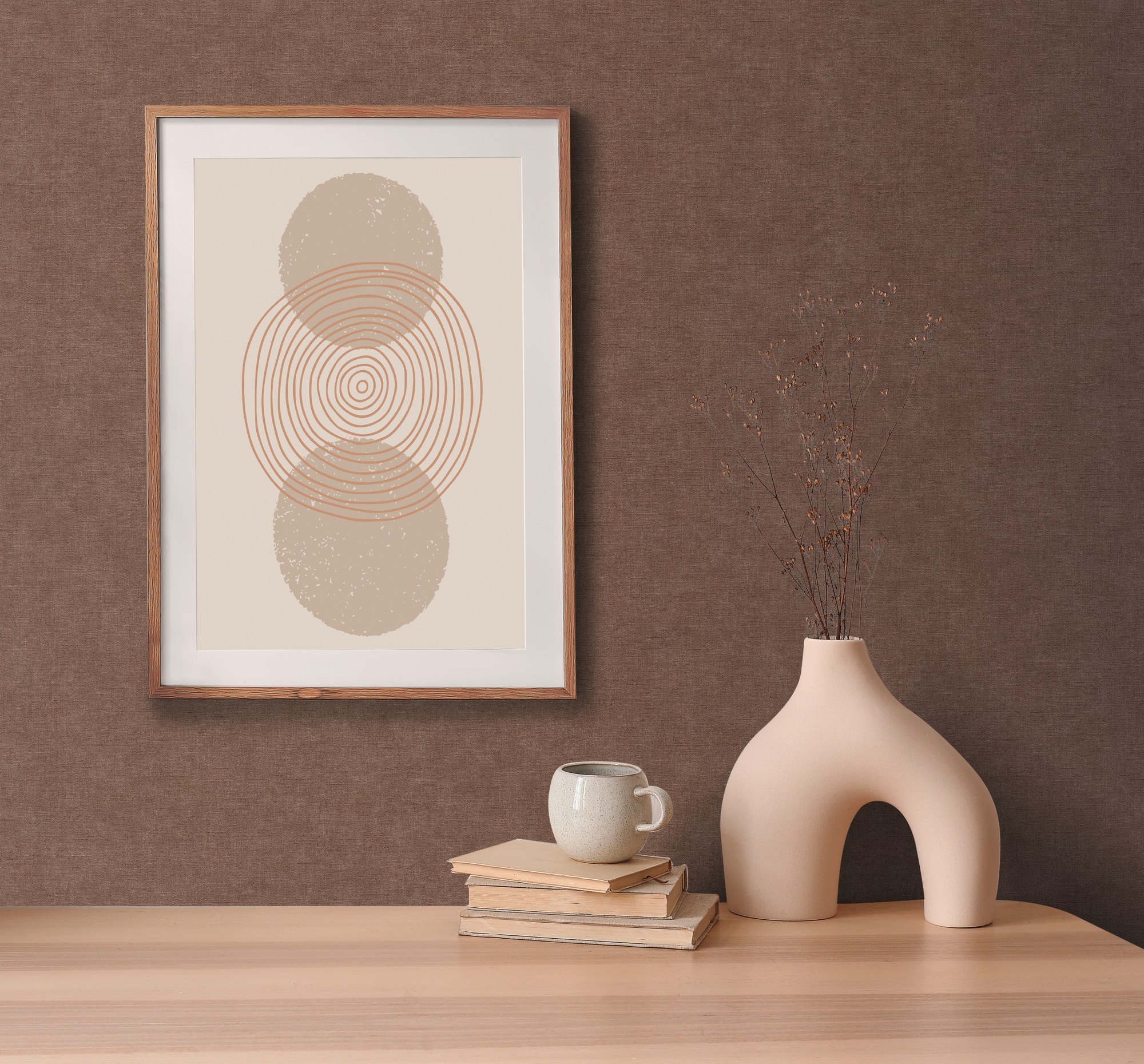 living walls Vliestapete »Smart Surfaces einfarbige Tapete Unitapete Struktur-Optik Landhaus«, matt, Vliestapete Textil-Optik für Schlafzimmer Küche Wohnzimmer Uni Design