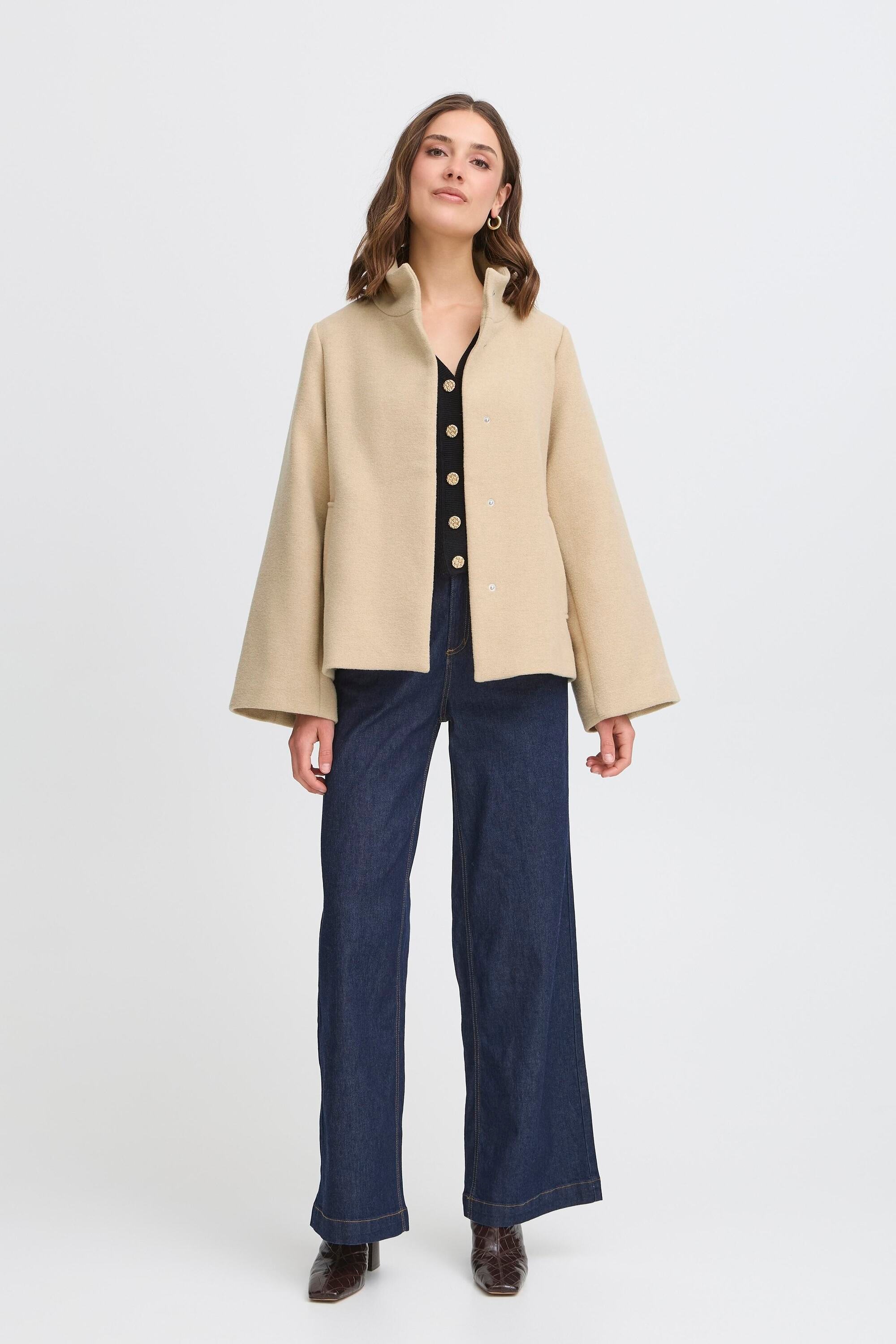 fransa Wintermantel »Damen Jacke FRCHARLOTTE«