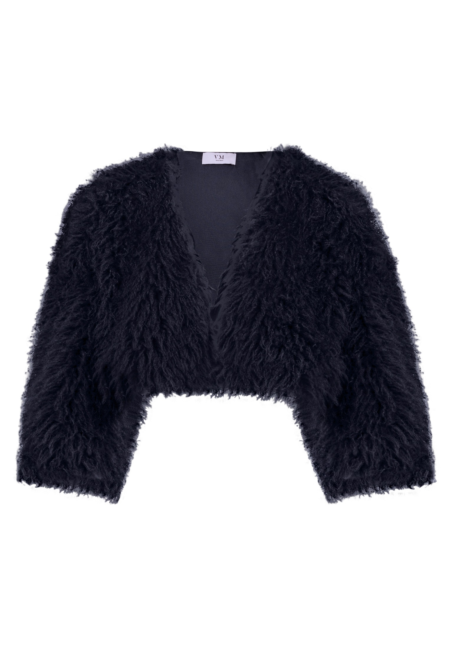 Vera Mont Fellimitatjacke »Damen mit Rundhalsausschnitt«