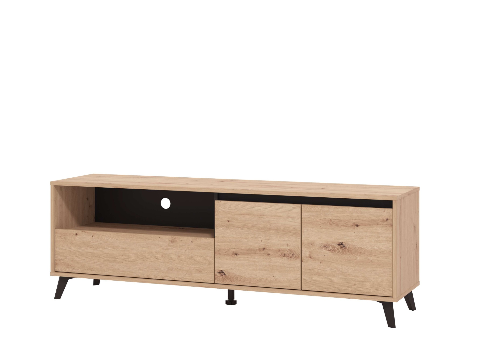 INOSIGN TV-Board »Stirling, TV-Kommode, TV-Board, TV-Schrank, Breite 158,5 cm«, in 2 Farbausführungen, 2 Türen, mit Schublade