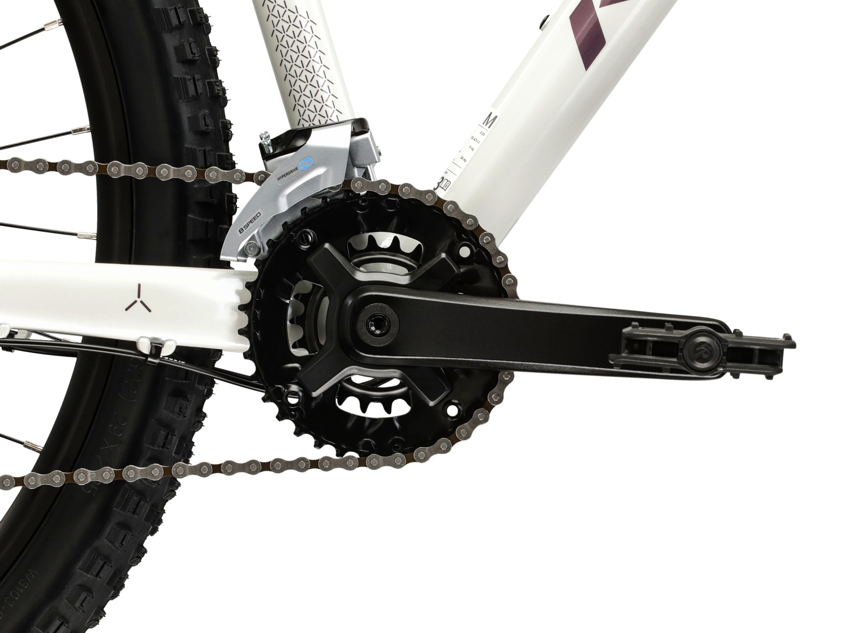 Kross Mountainbike »KROSS Mountainbike Hardtail 29" LEA 4.0 weiß 16 Gänge« 16 Gang Shimano ACERA M3020 Schaltwerk Kettenschaltung