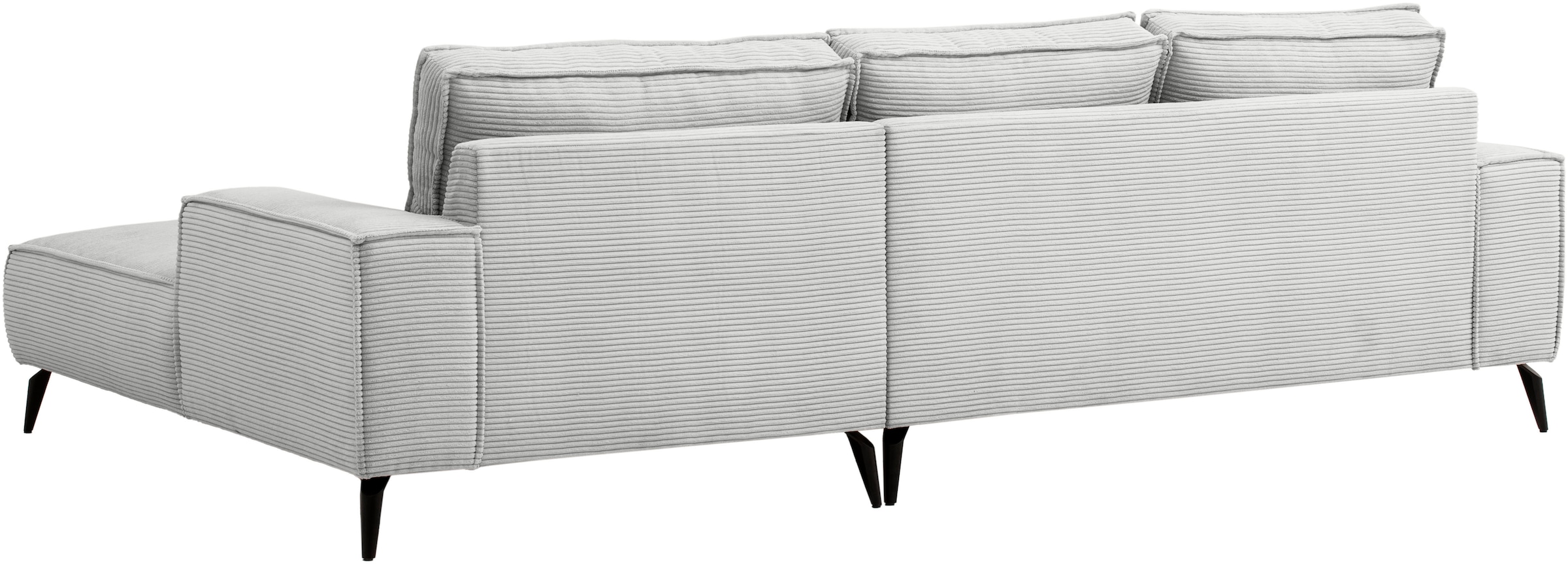 andas Sitzgruppe »TVINNU, Polsterecke L-Form, Schlaffunktion, mit Hocker«, (Set, 2 tlg.), stellbar zum Schlafsofa (Krokodilverbinder)