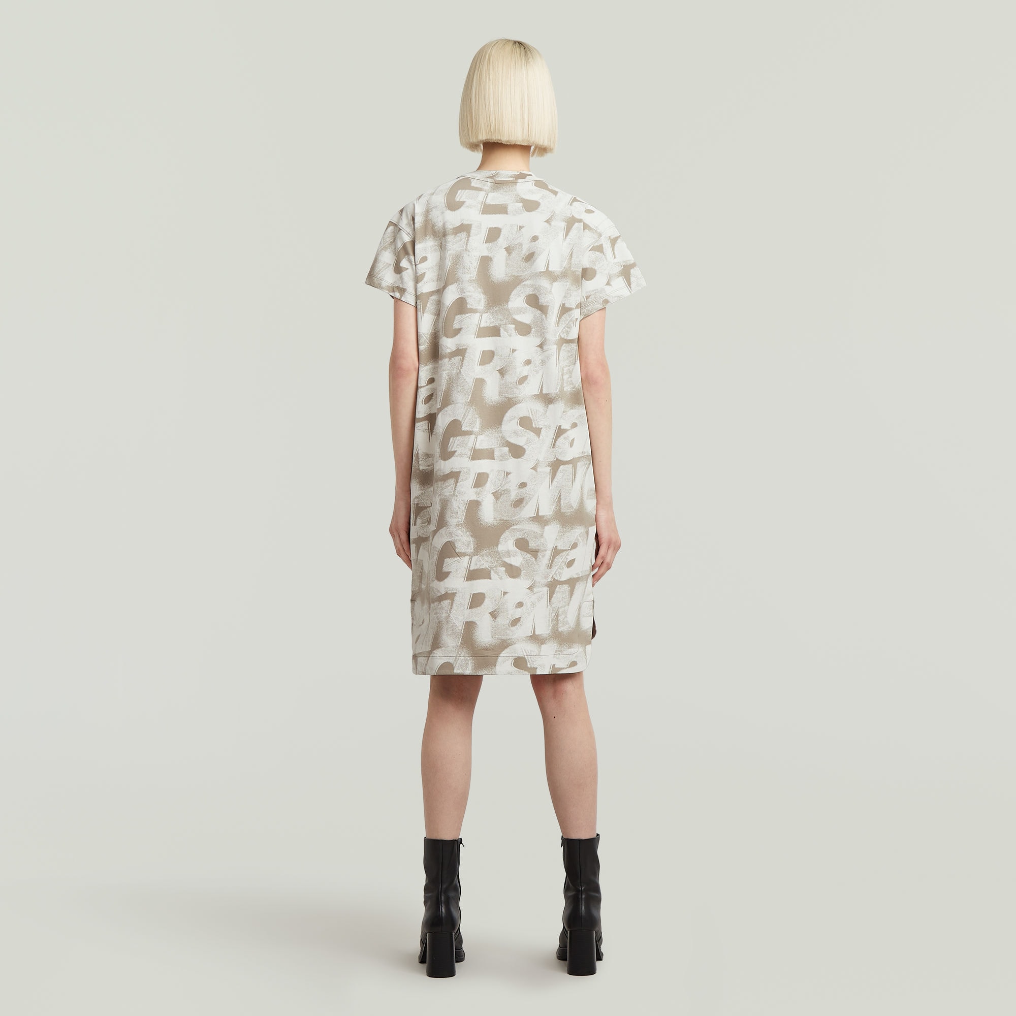 G-STAR Shirtkleid »Printed loose t-shirt dress«, mit durchgängigem Print