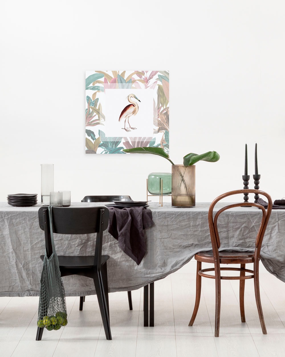 Komar Leinwandbild "Uncommon Bird - Größe 40 x 40 cm" Natur 1 Stk. tlg. Kei günstig online kaufen