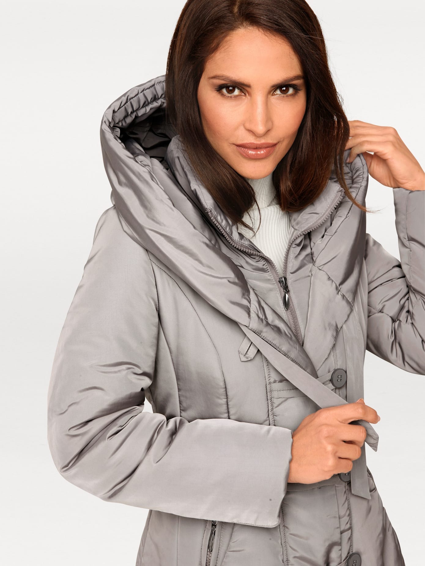 heine Parka, mit Kapuze