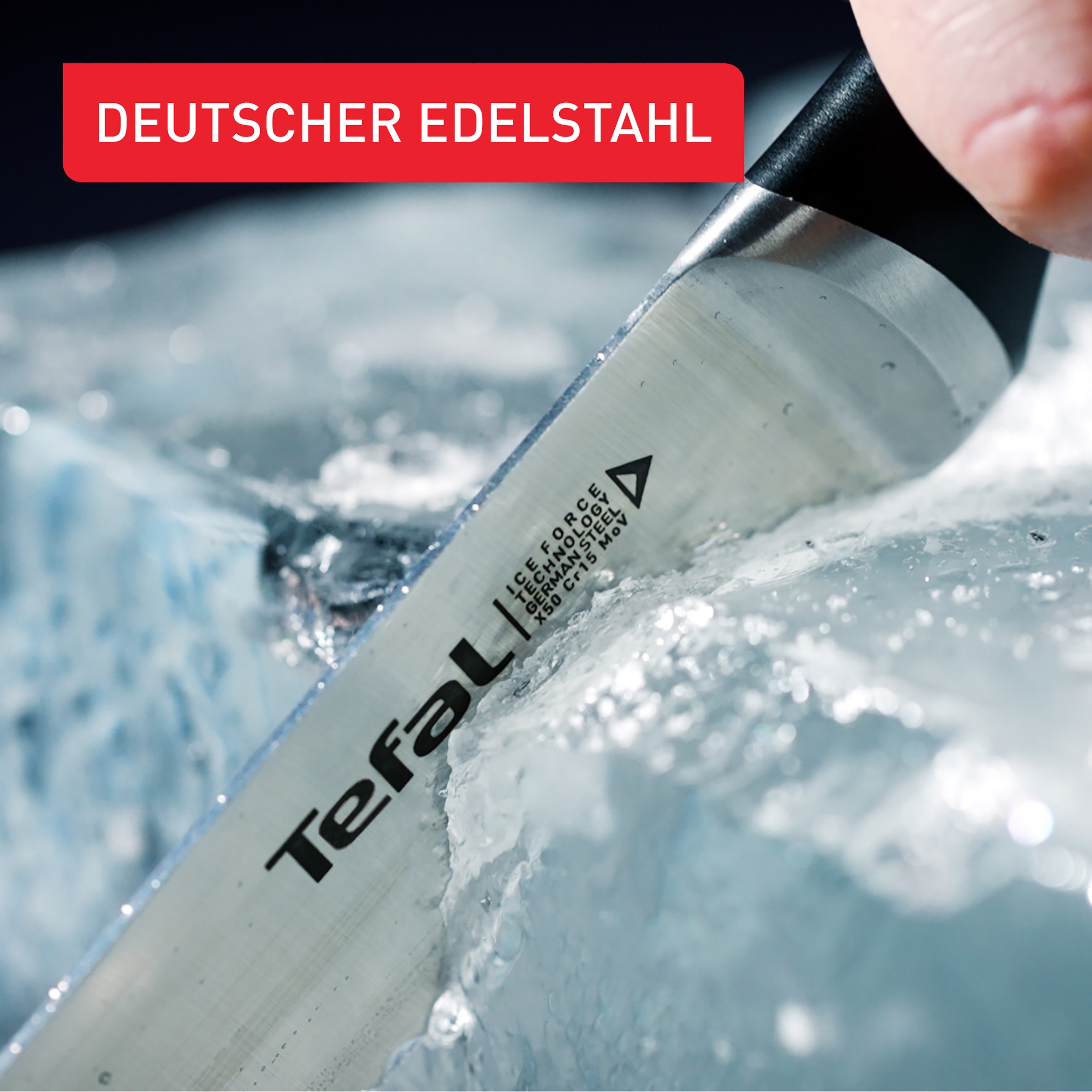 Tefal Schälmesser »Ice Force« 9 cm, Eishärtungstechnologie, Klinge aus deutschem Edelstahl