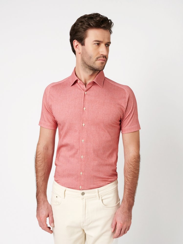 DESOTO "Casual Kent 1/2" Jerseyhemd, slim fit