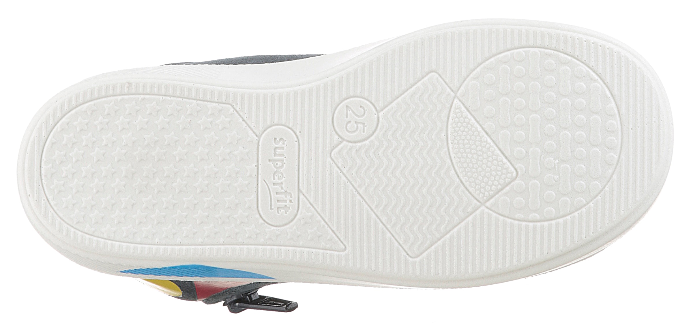 Superfit Sneaker »SUPIES WMS: mittel«, Schnürschuh mit Innenreißverschluss, Größenschablone zum Download