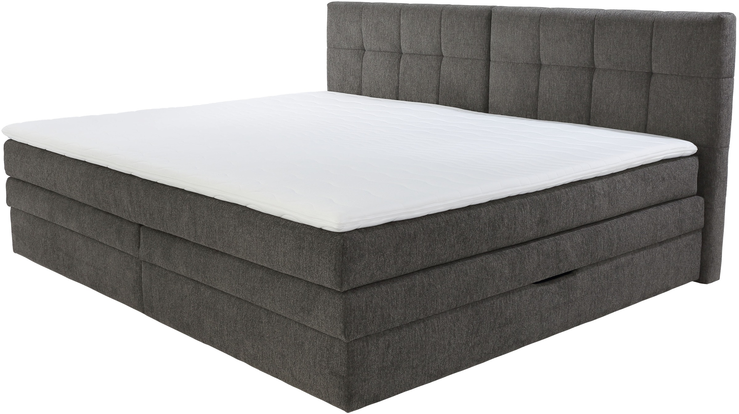 Jockenhöfer Gruppe Boxspringbett »Casa Grande in der Breite 240cm, Familienbett mit riesigem Bettkasten«, 7-Zonen-TTFK-Matratze, KS-Topper, verschiedene Härtegrade wählbar