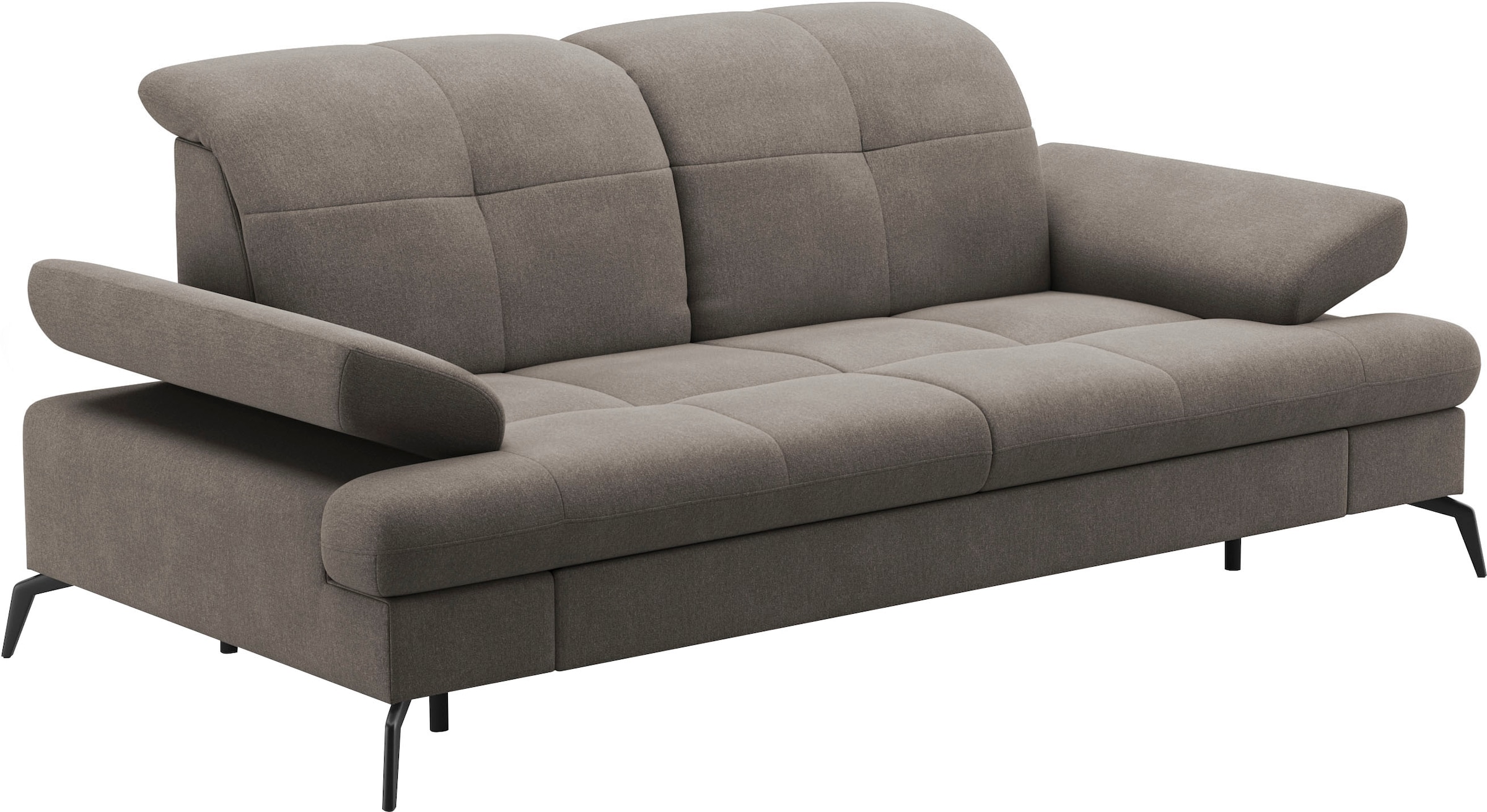 sit&more 2,5-Sitzer »Amica, inkl. Sitztiefenverstellung und Armteilverstellung«, wahlweise mit Kopfteilverstellung und Bettfunktion