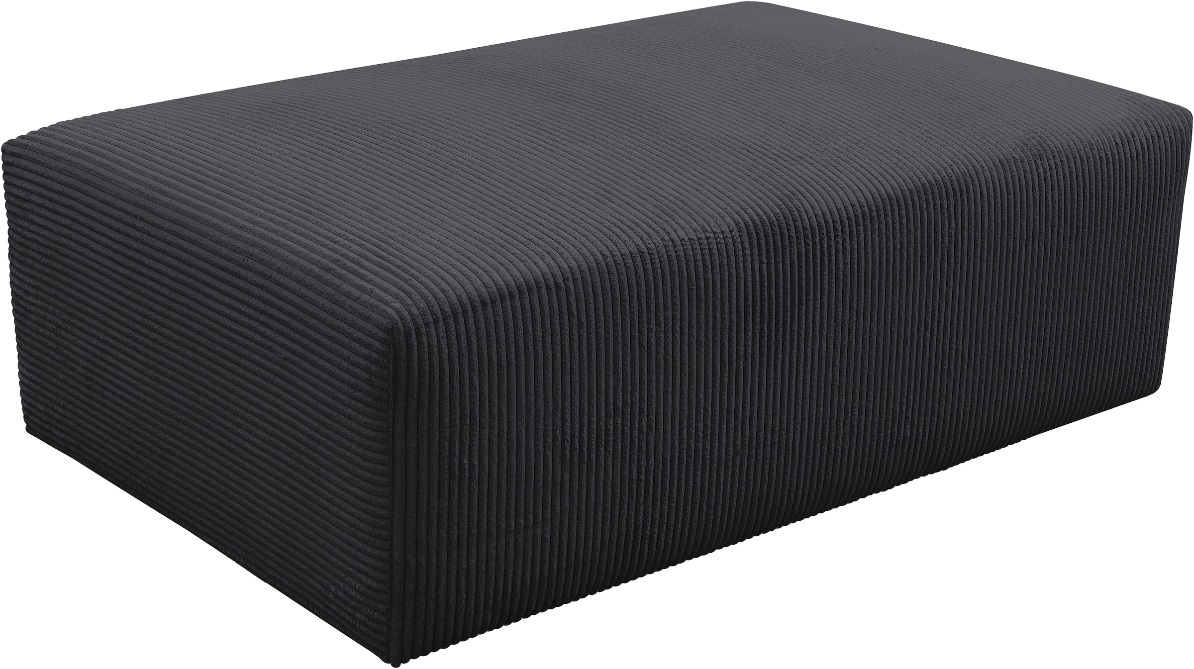 WERK2 Polsterhocker "Zeus-XL Polsterhocker modern und bequem" Curvy Trend Hocker mit urbaner Optik