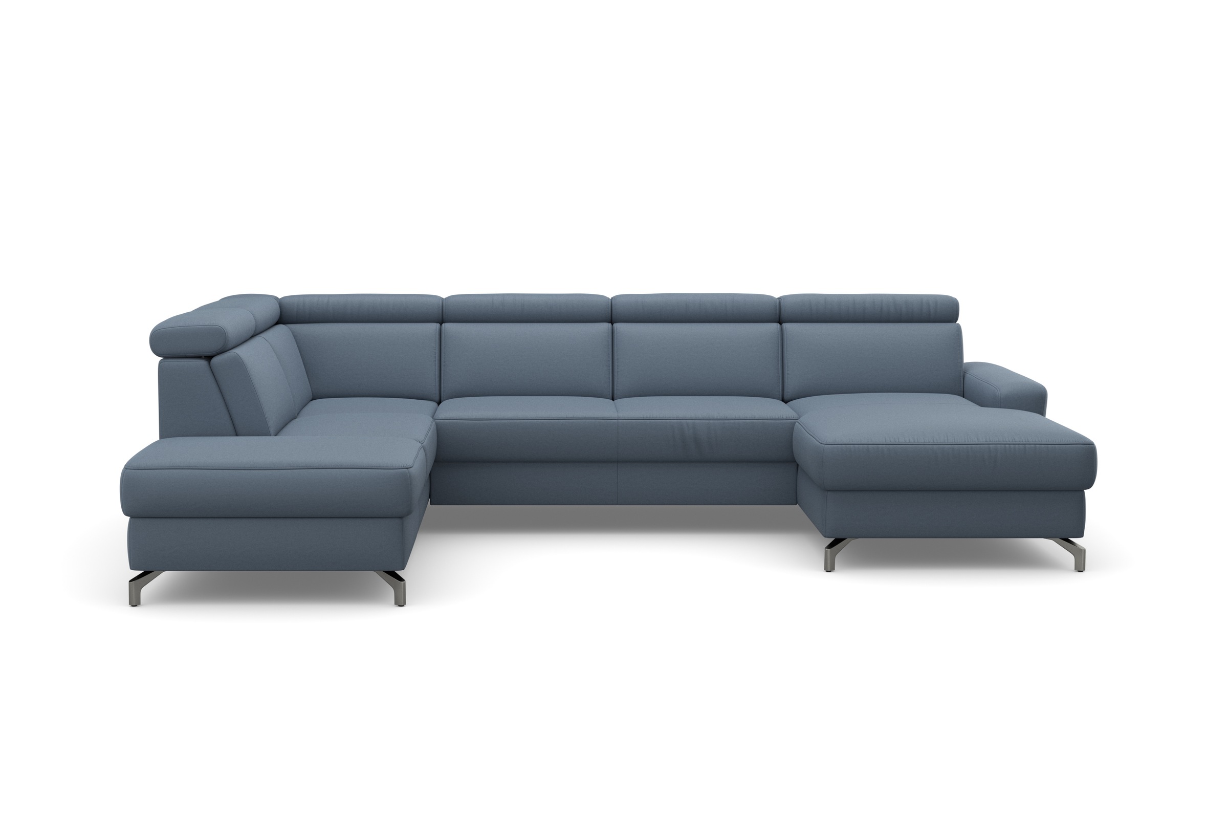 sit&more Wohnlandschaft "Scarlett U-Form" inklusive Kopfteilverstellung, optional Schlaffunktion & Bettkasten