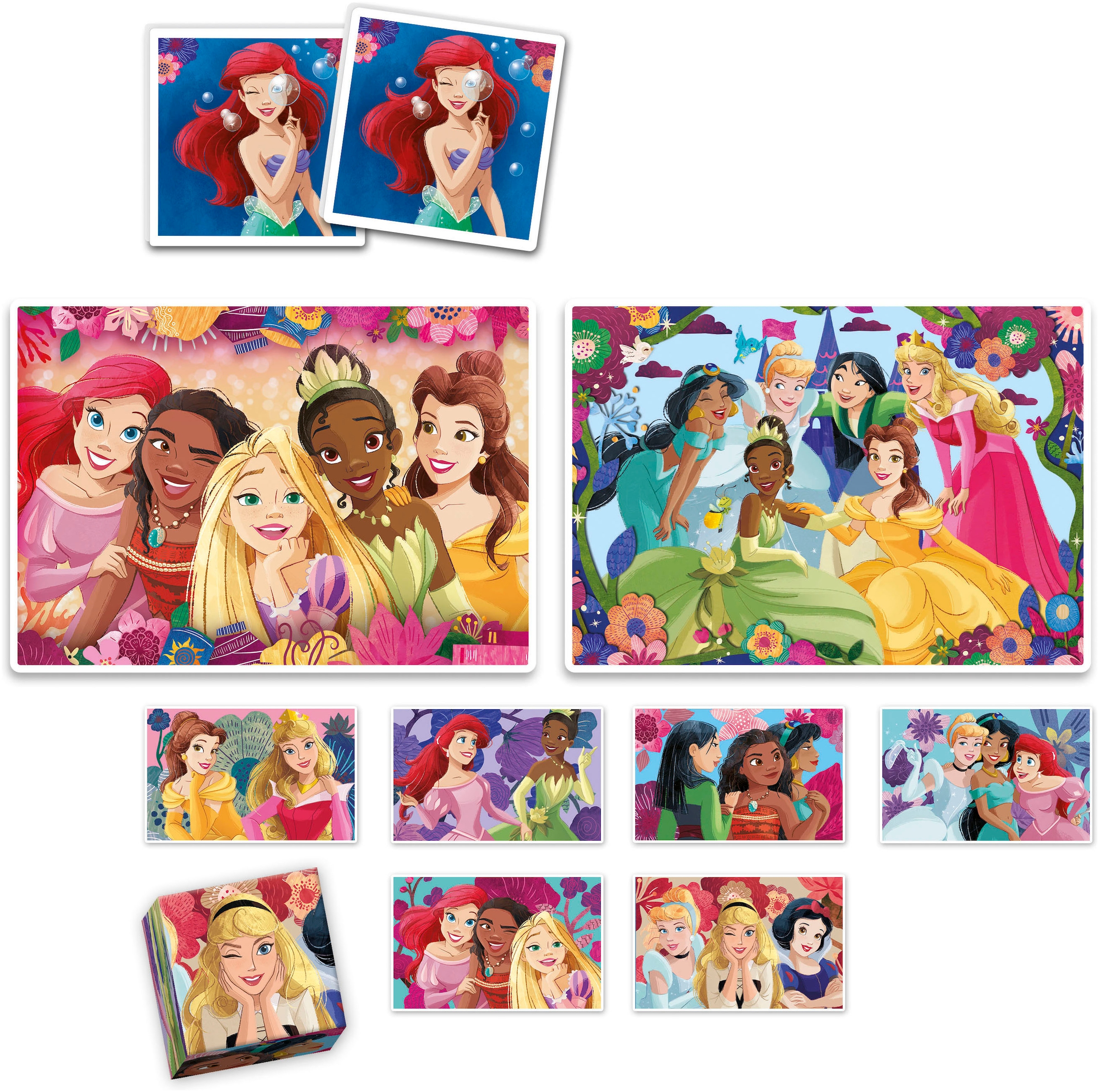 Clementoni® Puzzle »Edukit, 4n1, Disney Princess«, Made in Europe