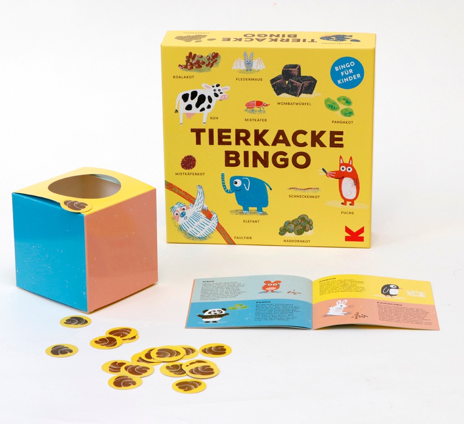 Laurence King Spiel »Tierkacke-Bingo«