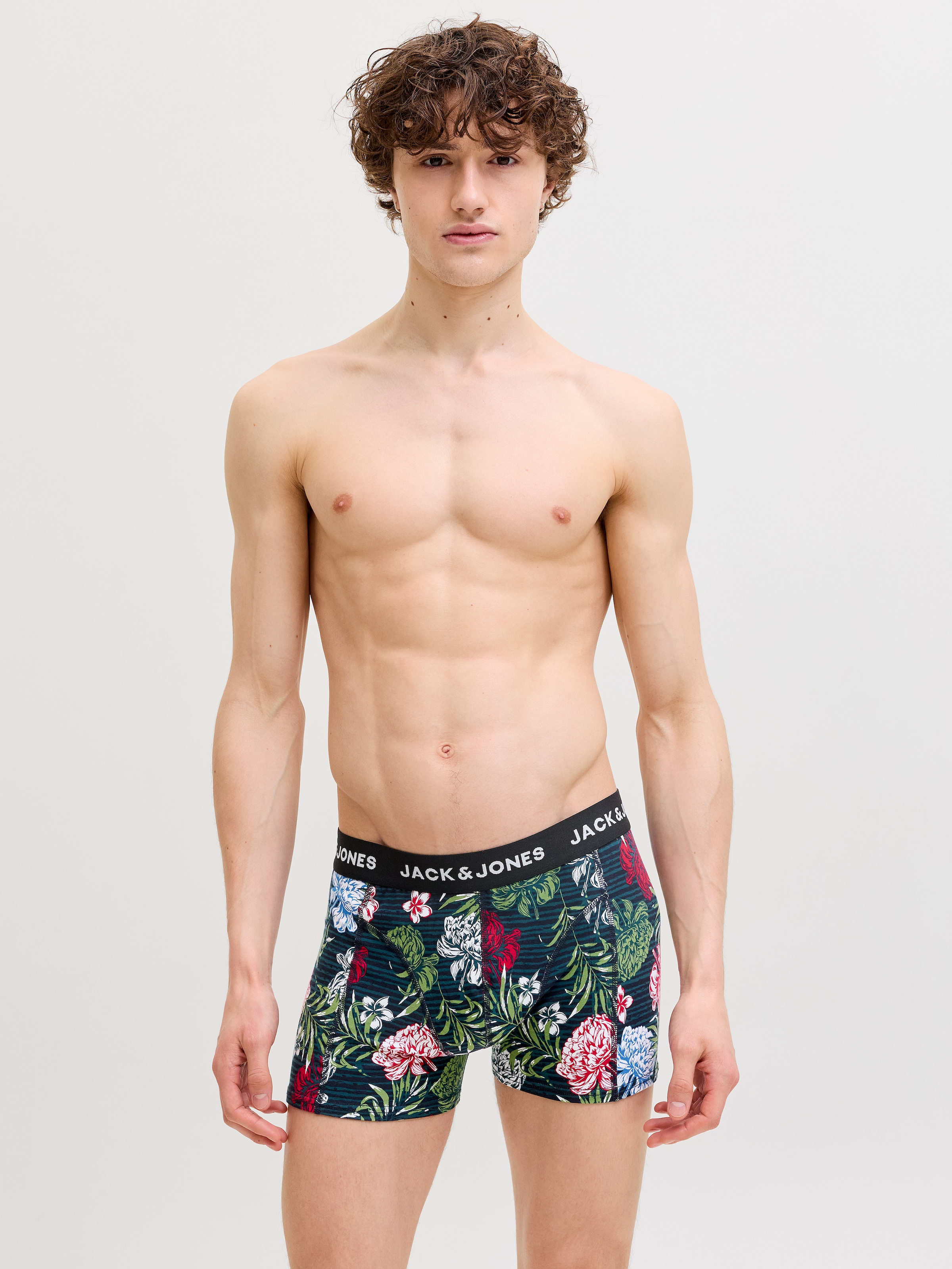 Jack & Jones Trunk »JACOZZIE TRUNKS 5 PACK STYD« Packung, 5 Stk. Baumwollmischung, elastischer Bund