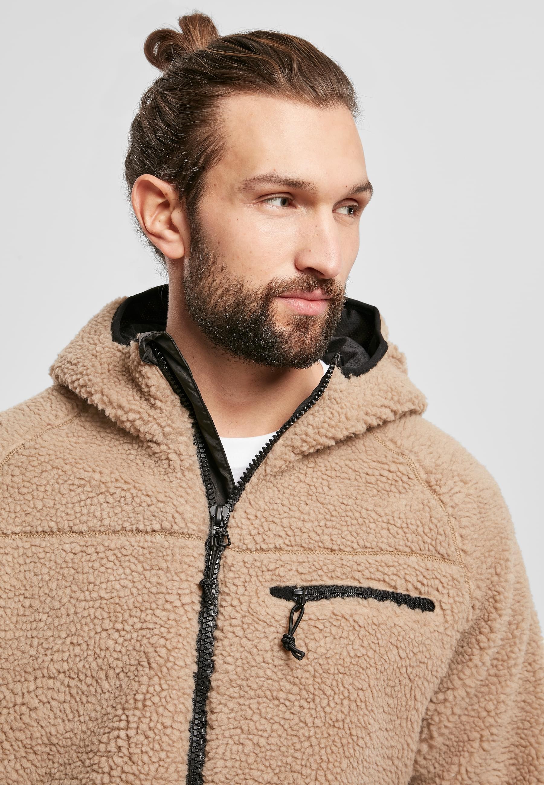 Brandit Anorak »Brandit Herren Teddyfleece Worker Jacket«, (1 St.), mit Kapuze