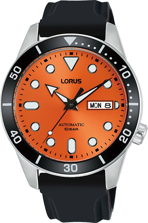 LORUS Automatikuhr »Lorus Automatik, RL453AX9«, Armbanduhr, Herrenuhr, Datum, bis 10 bar wasserdicht