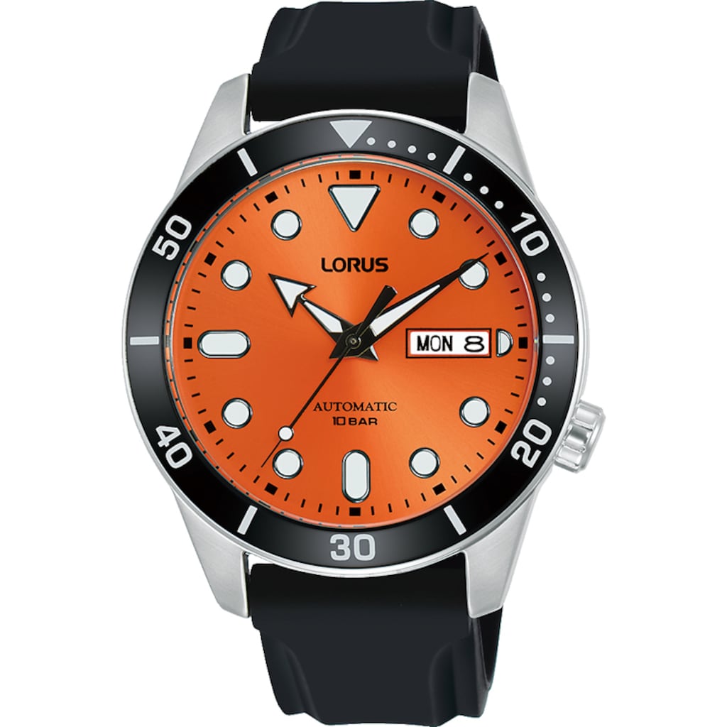 LORUS Automatikuhr »Lorus Automatik, RL453AX9«, Armbanduhr, Herrenuhr, Datum
