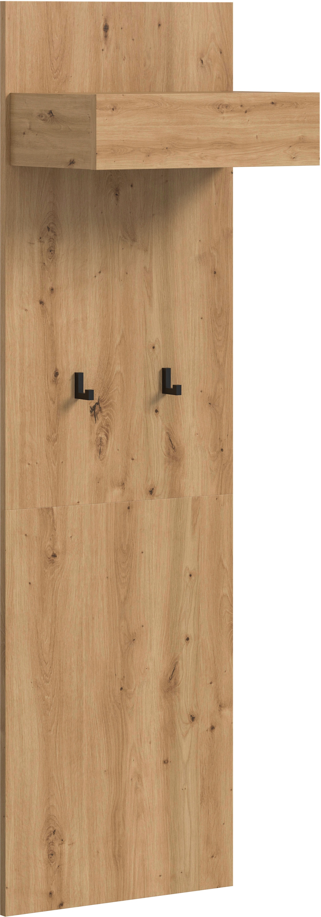 INOSIGN Garderobenpaneel "EVRID, Höhe 160 cm, inkl. 2 Metall-Haken, Kleider günstig online kaufen