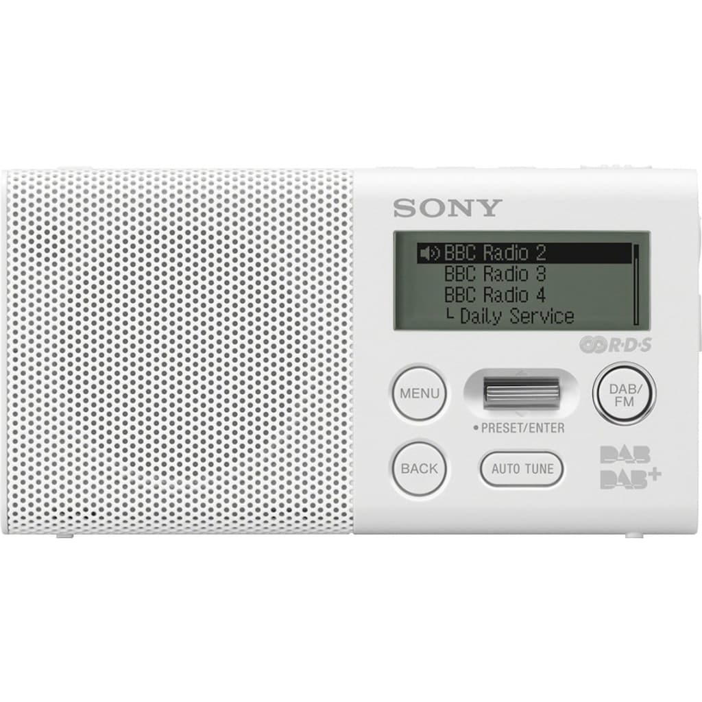 Sony Digitalradio (DAB+) »XDR-P1DBP«, (Digitalradio (DAB+)-FM-Tuner 1,5 W)