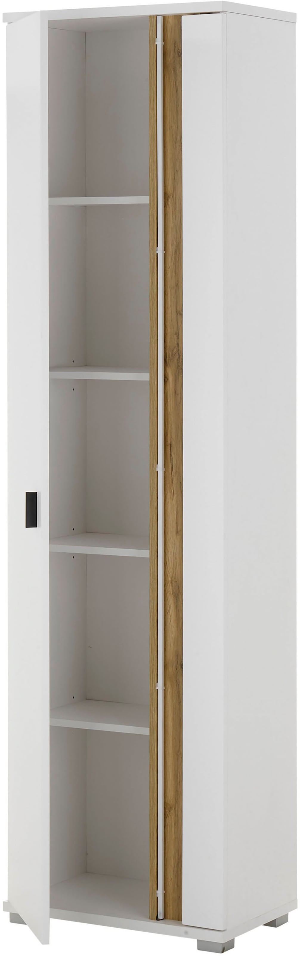 INOSIGN Mehrzweckschrank »LONG ISLAND«, (1 St.), in moderner Trendfarbe,inklusive senkrechter Beleuchtung,Breite 55 cm
