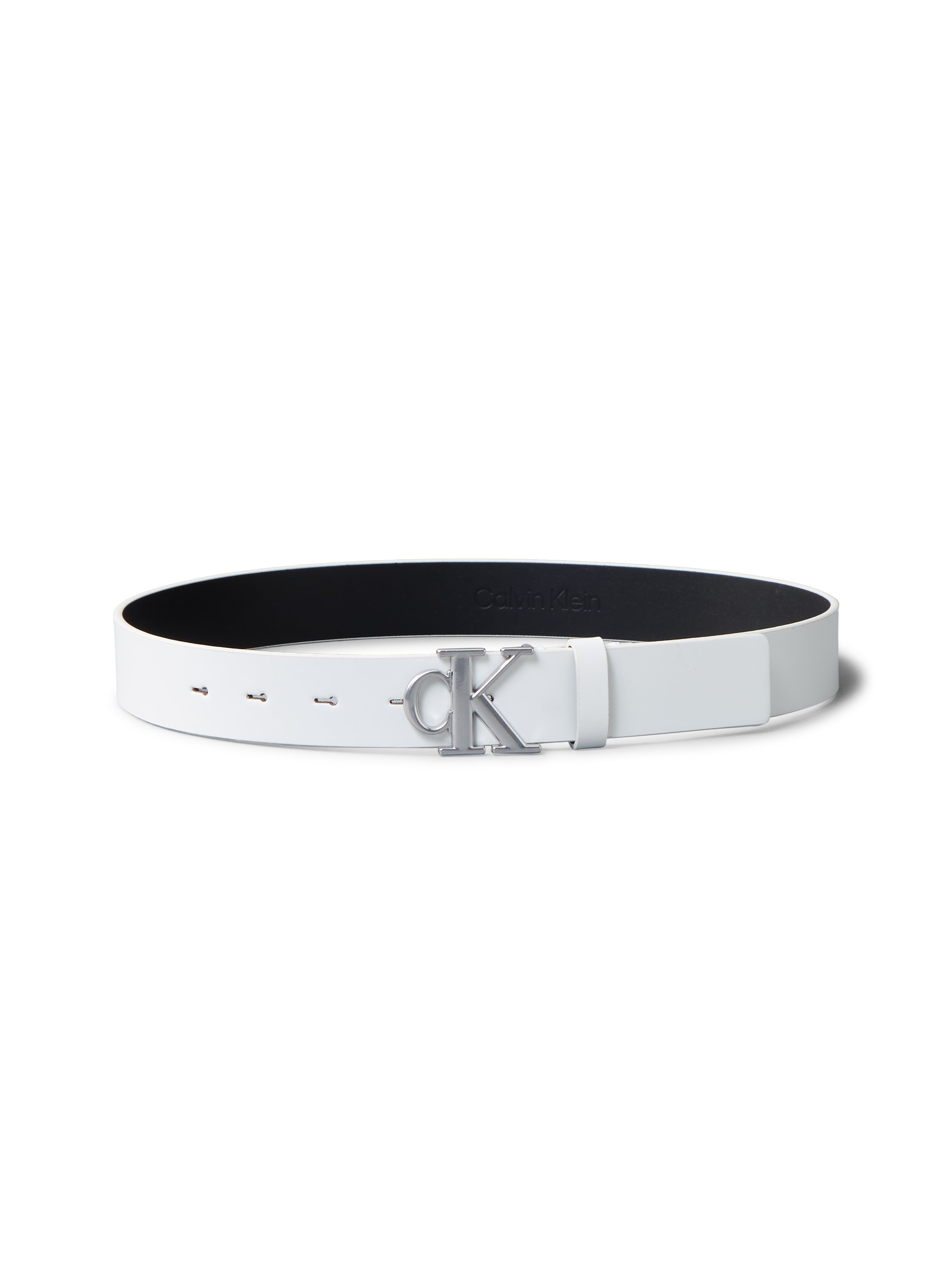 Calvin Klein Jeans Ledergürtel »Monogram Plaque Buckle 30MM«