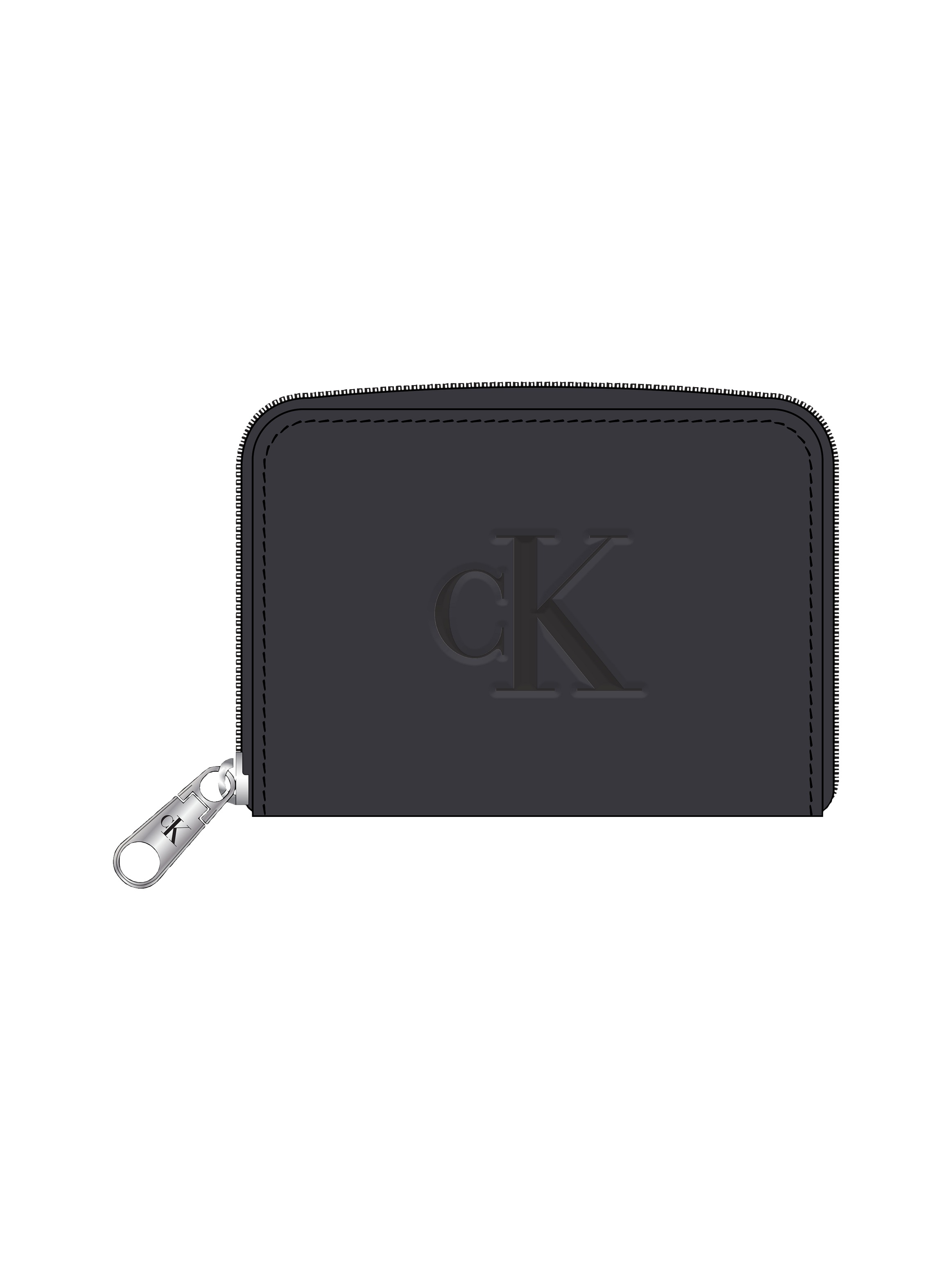 Calvin Klein Jeans Geldbörse »SCULPTED MED ZIP AROUND WALLET«, Geldbeutel, Portemonnaie Damen mit CK Prägung