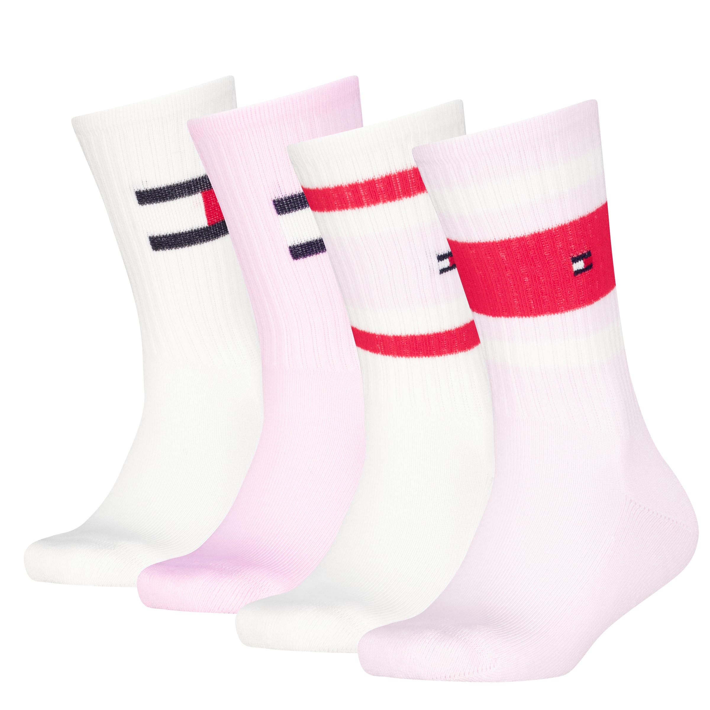 Tommy Hilfiger Socken "TH KIDS SOCK 4P SPORT STRIPE & FLAG ECOM" 4 Paar günstig online kaufen