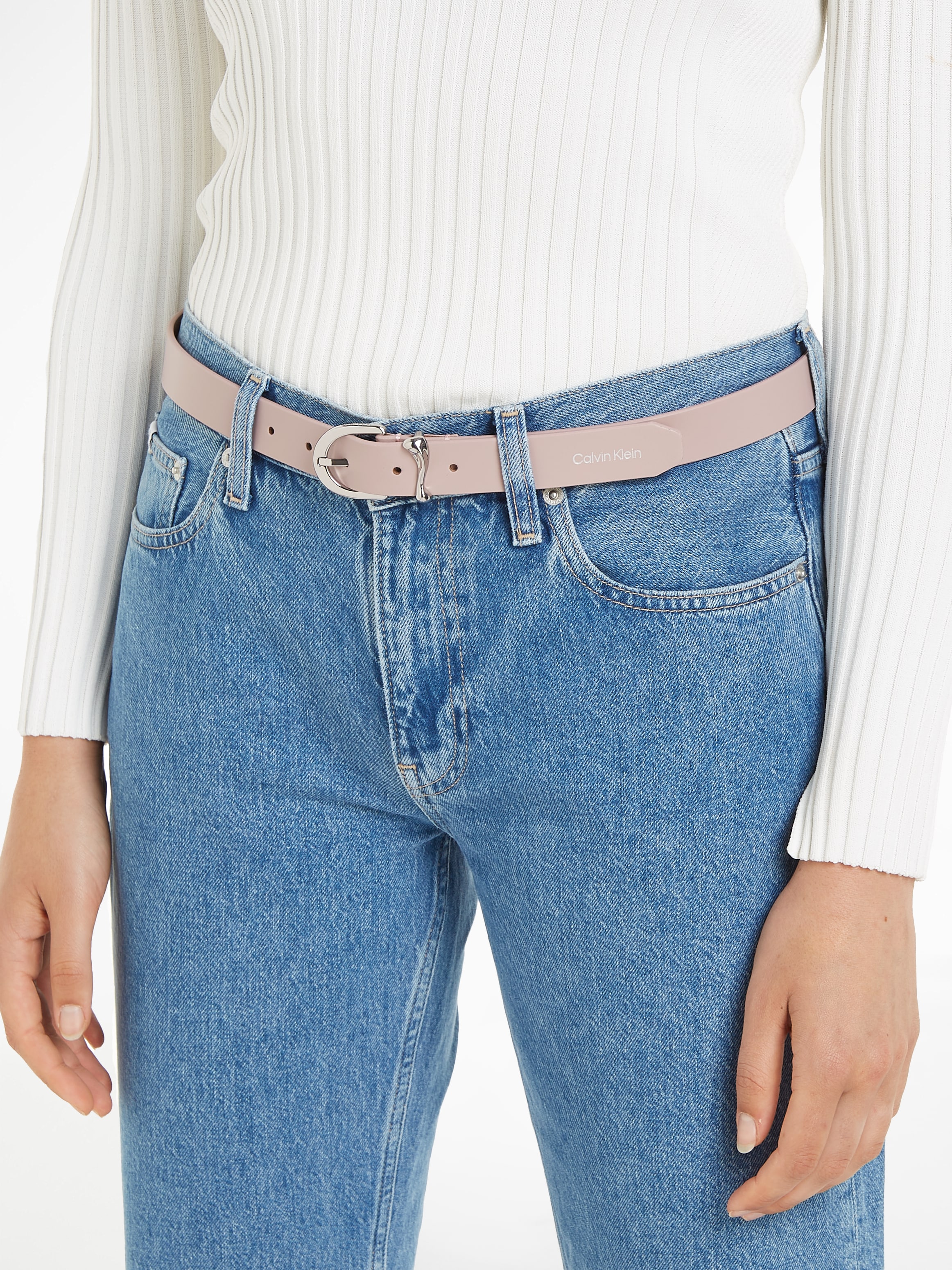 Calvin Klein Ledergürtel "ROUND ORGANIC LOOP BELT 2.5" günstig online kaufen