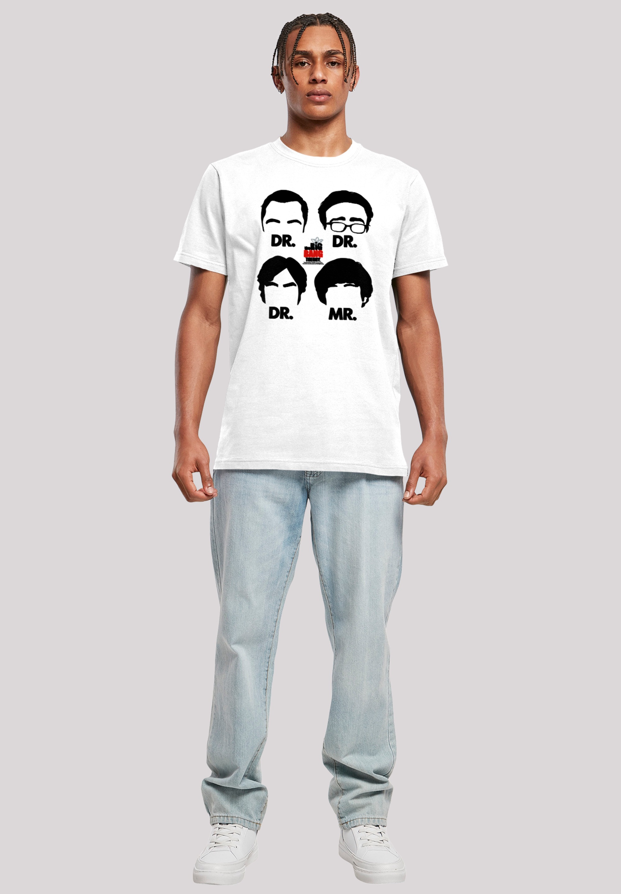 F4NT4STIC T-Shirt »Big Bang Theory Doctors And Mr«, Herren,Premium Merch,Regular-Fit,Basic,Bedruckt