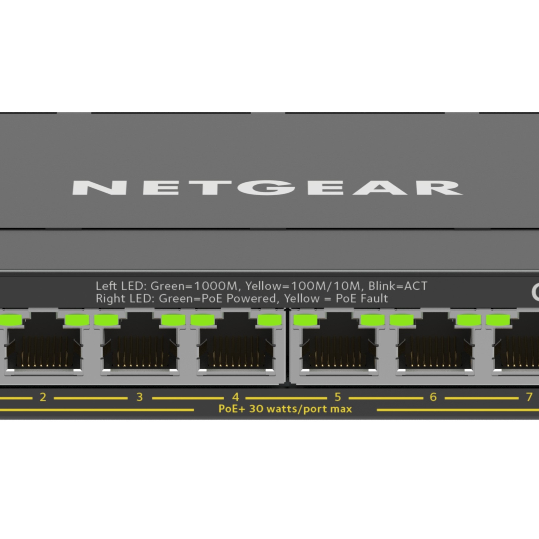 NETGEAR Netzwerk-Switch »8-Port Gigabit Ethernet High-Power PoE+ Plus Switch«