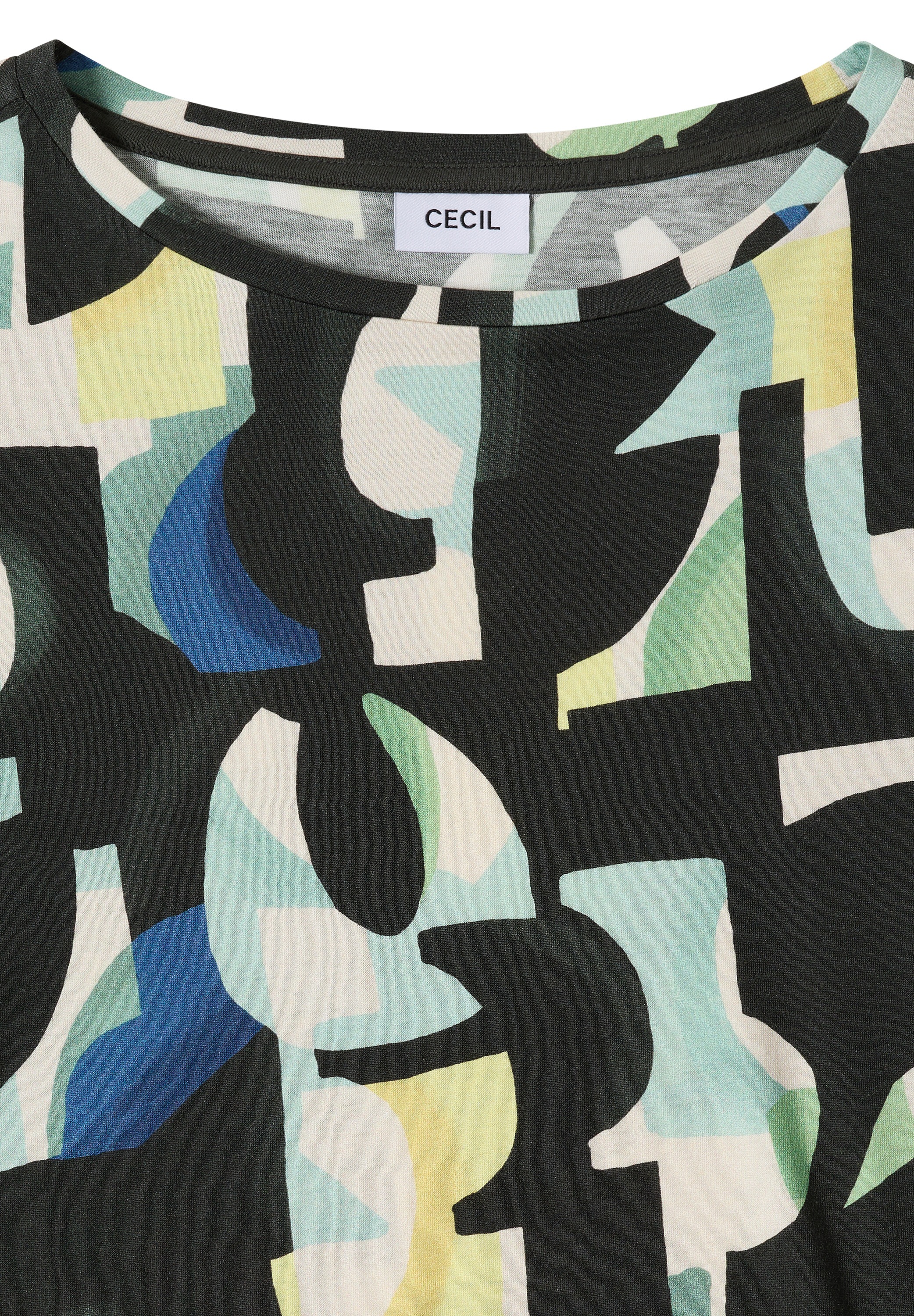 Cecil Langarmshirt mit grafischem Muster
