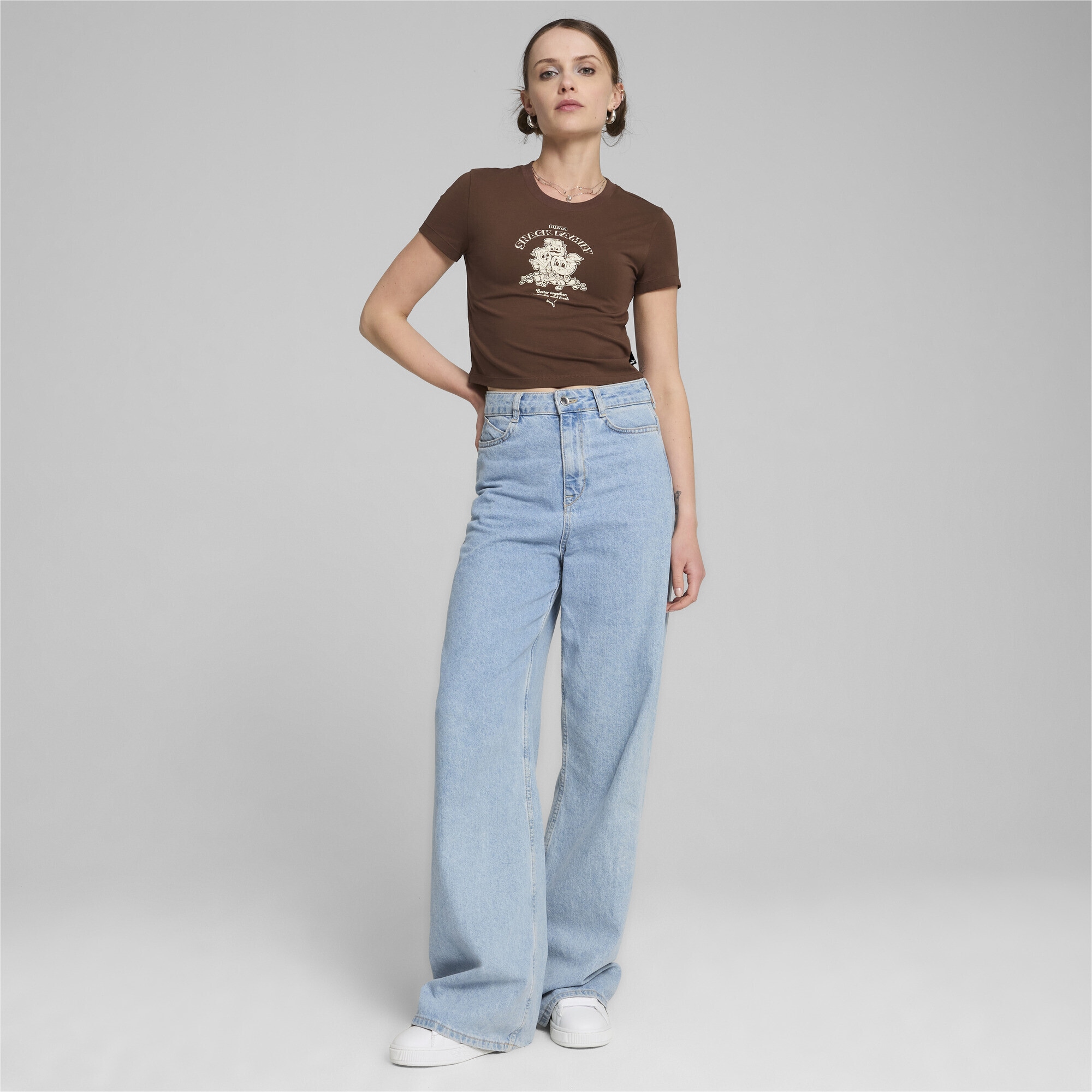 PUMA Crop-Top "GRAPHICS SNACK T-Shirt Damen" günstig online kaufen