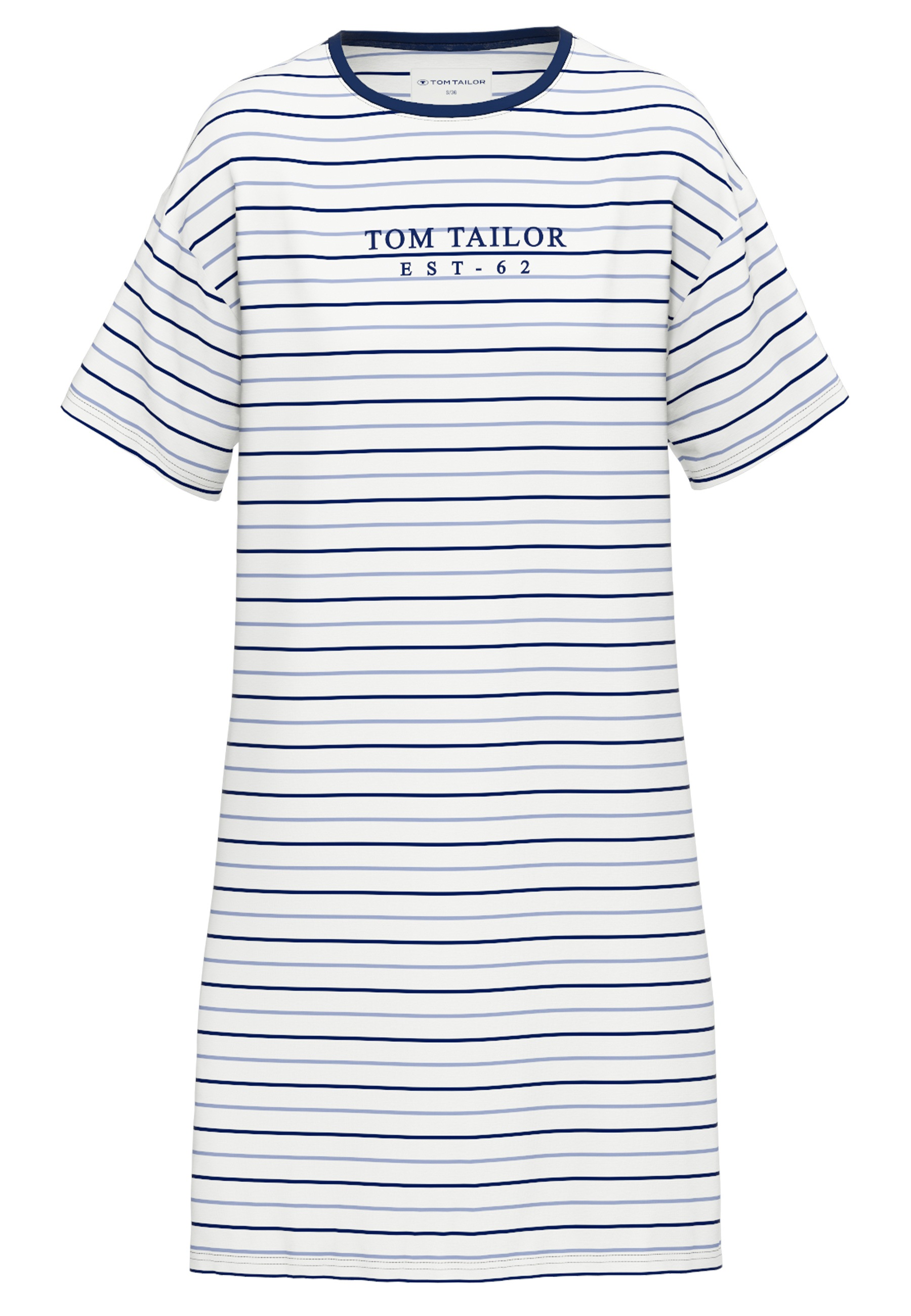 TOM TAILOR Nachthemd "Zaria", Allover gestreift günstig online kaufen