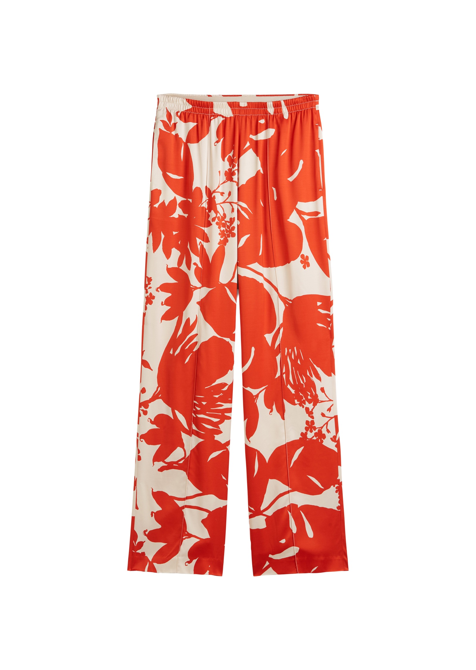 Marc O'Polo Stoffhose, Mit Allover-Print, glatte und glänzende Oberfläche