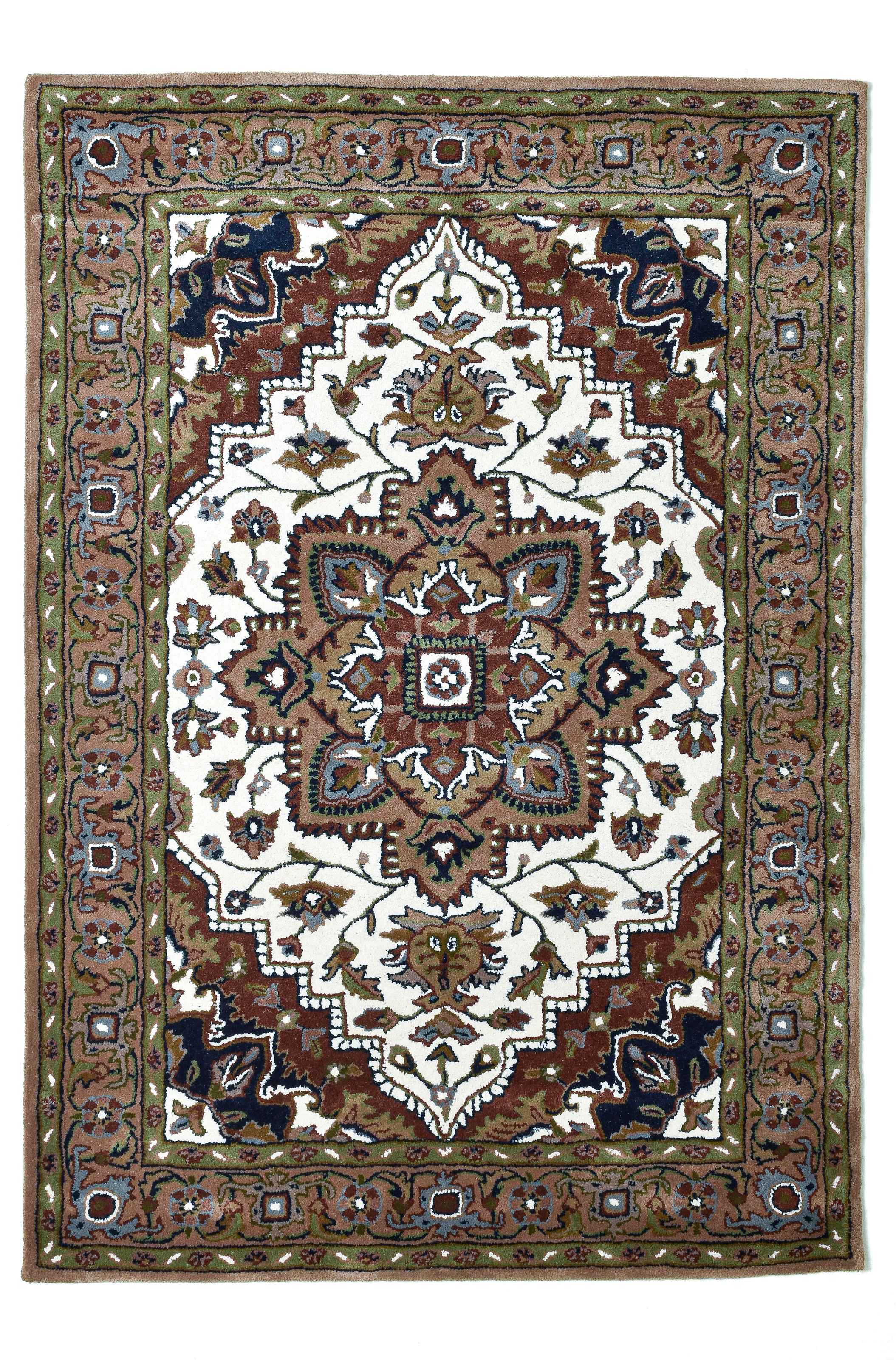 my home Wollteppich »Aman«, rechteckig, 14 mm Höhe, reine Wolle, Orient-Optik, auch als Läufer 70/270 cm erhältlich