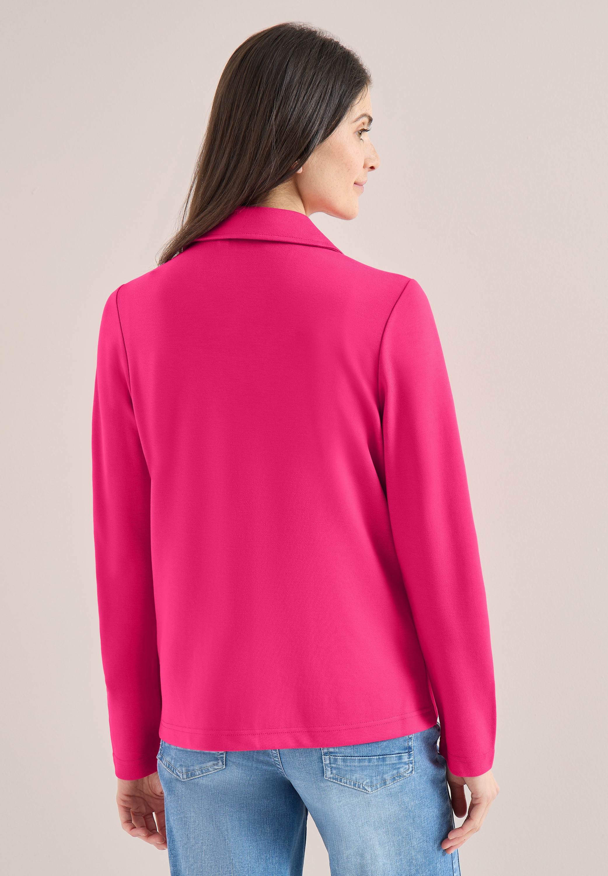 CECIL Women's Jersey Blazer Beetroot Pink XXL 2
