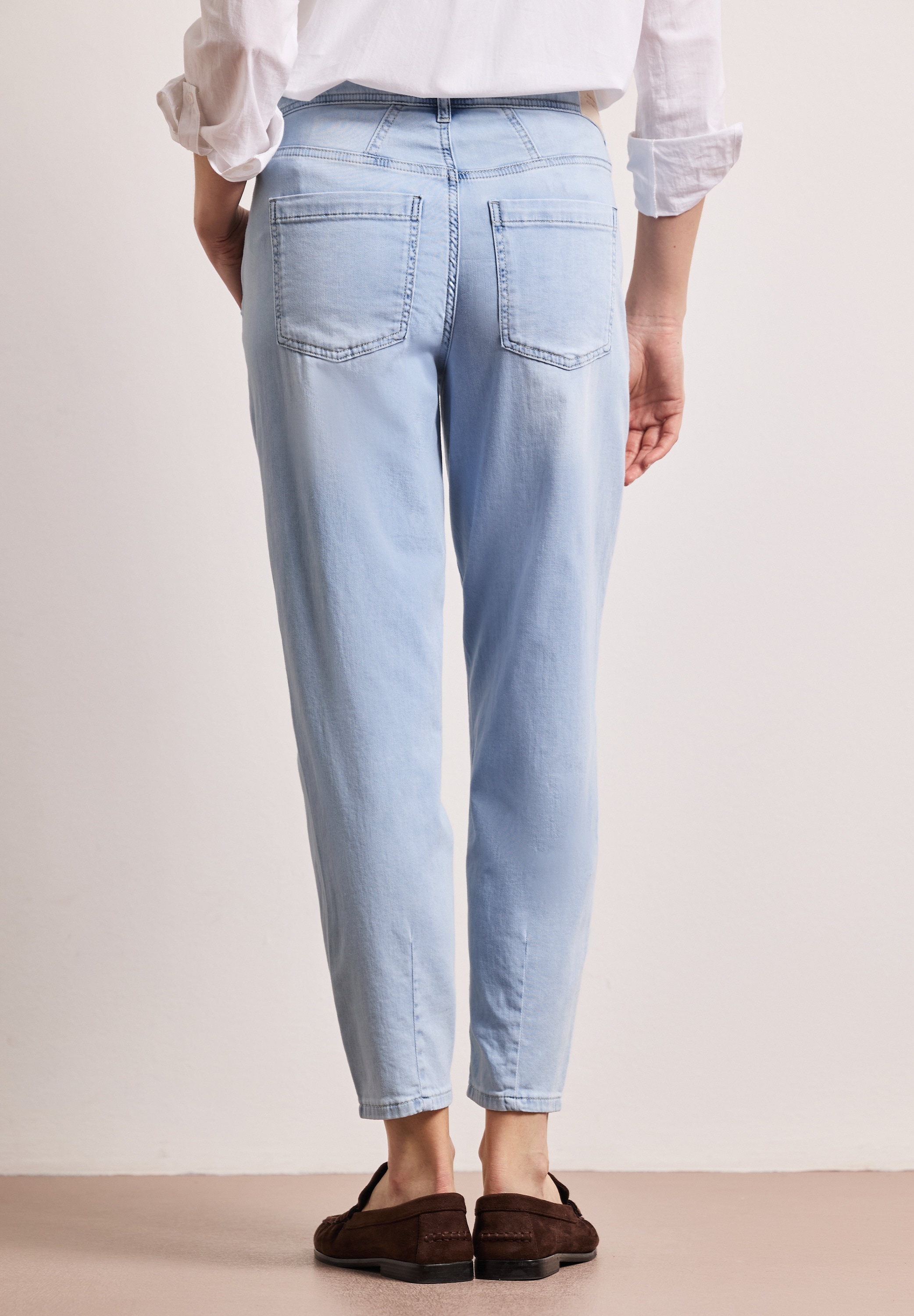 STREET ONE High-waist-Jeans "Style Karrie" mit Taschen