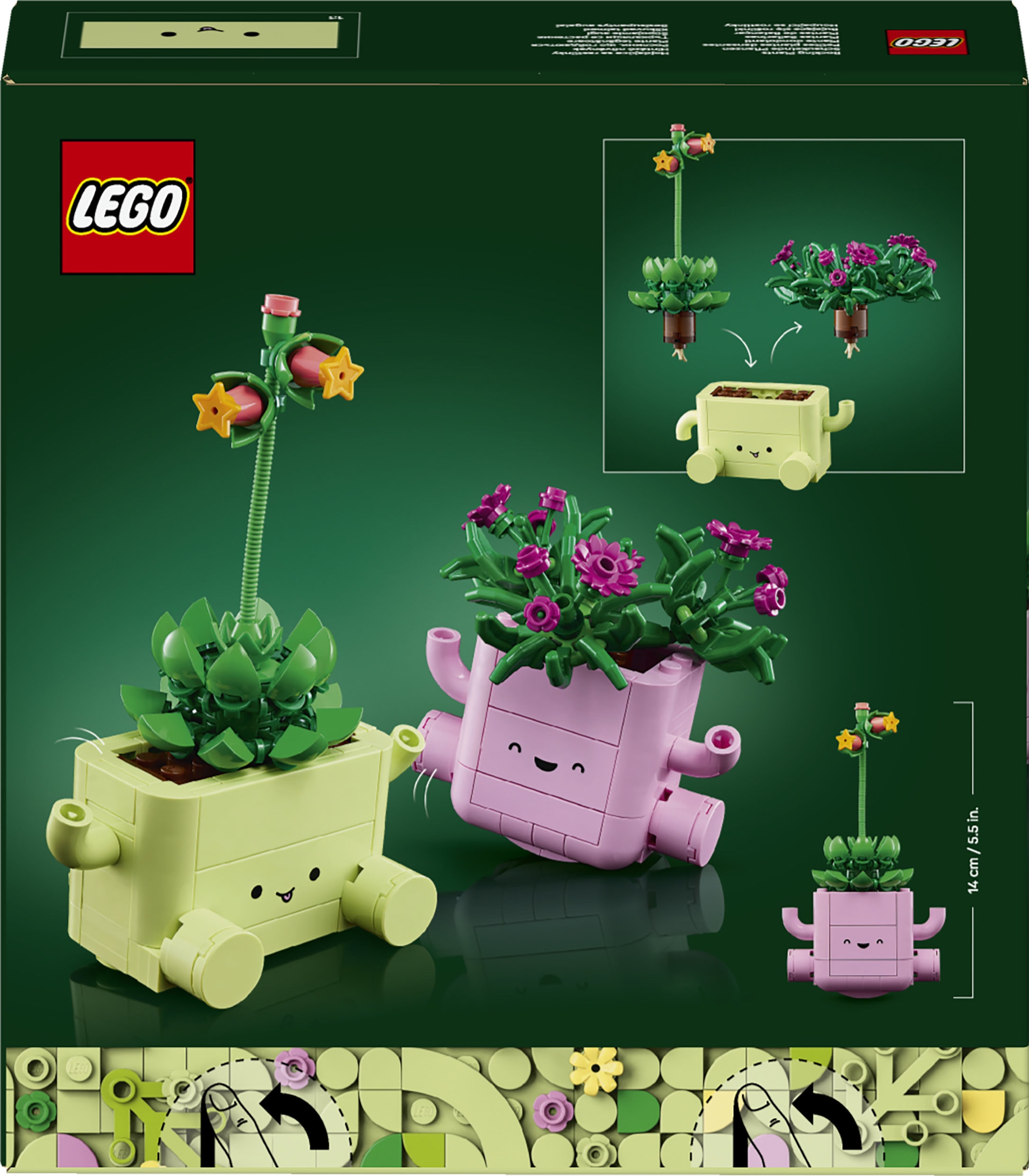 LEGO® Konstruktionsspielsteine »Schaukelnde Pflanzen (11506), LEGO Botanicals«