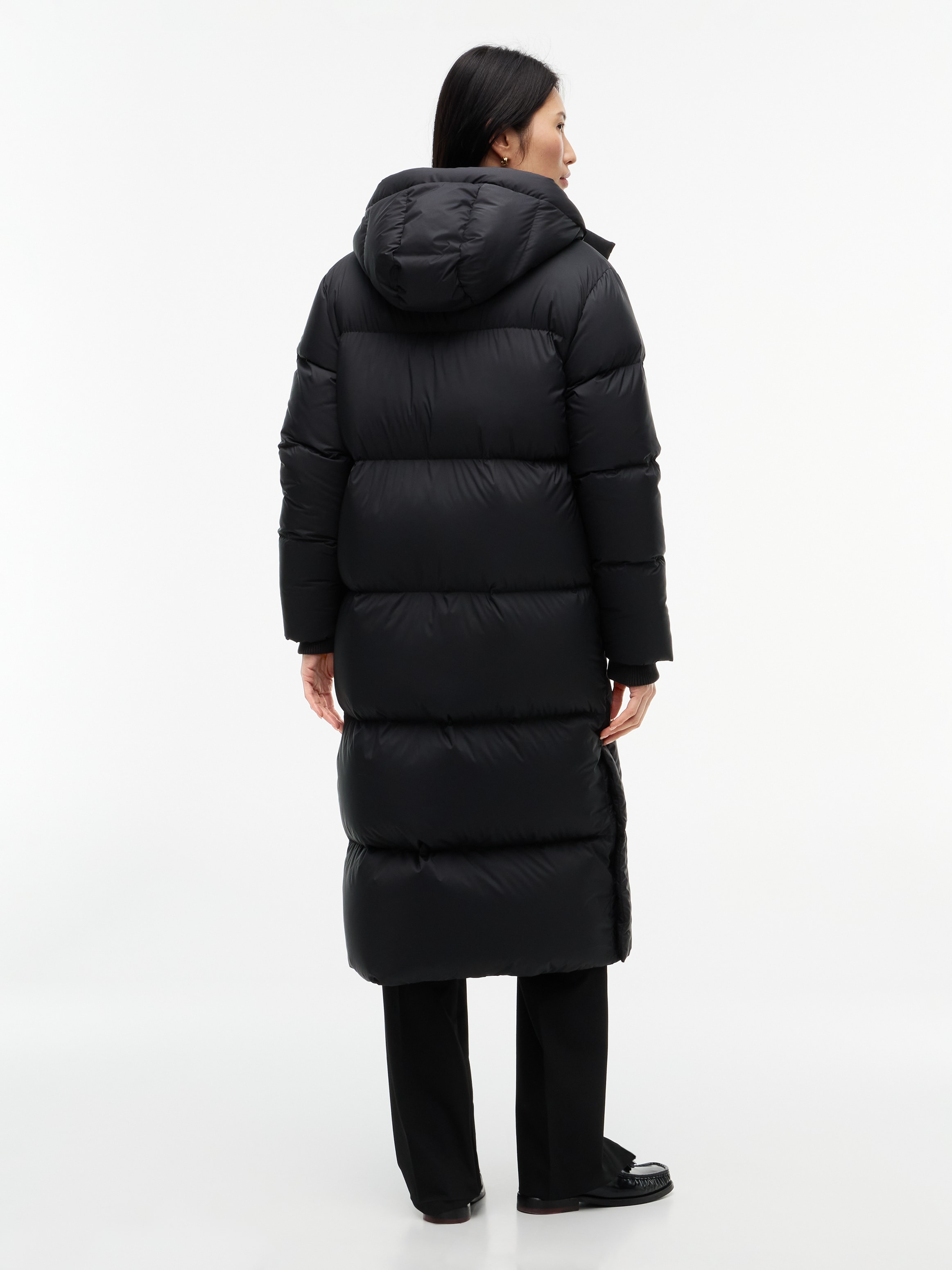 Tommy Hilfiger Steppmantel »DOWN MAXI MODERN COAT« Kunstfaser, Kapuze