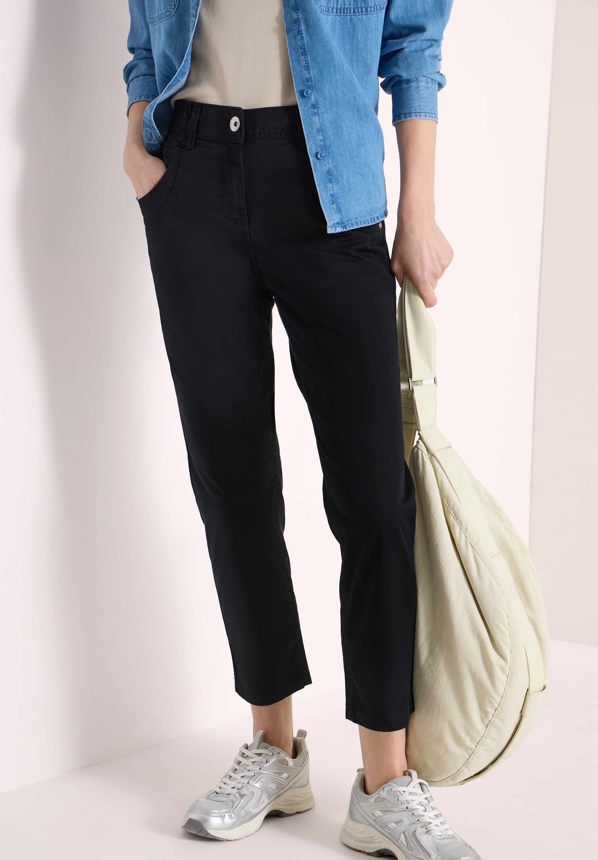 Cecil Stoffhose  aus Baumwolle mit Stretchanteil