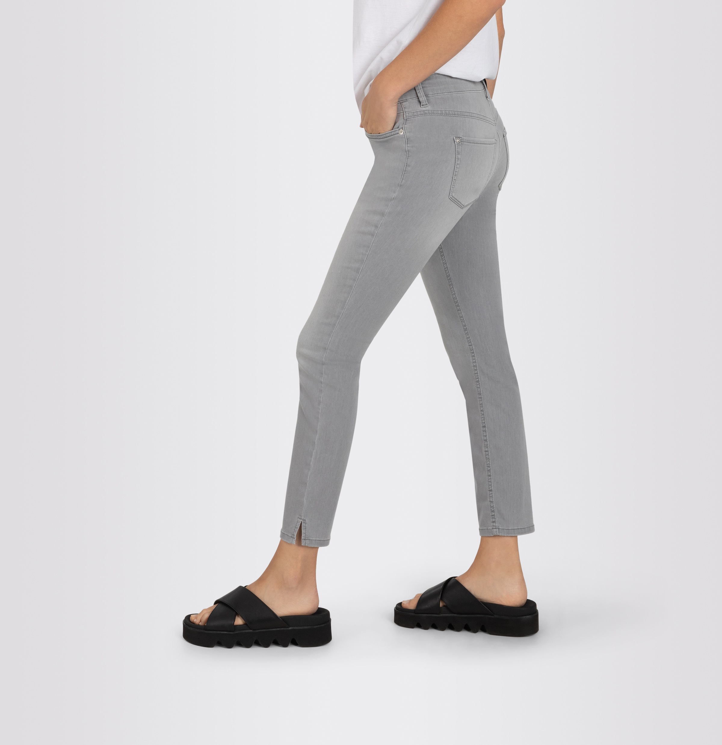 Thumbnail - MAC 7/8-Jeans "Dream Summer", verkürzt mit Schlitz am Saum