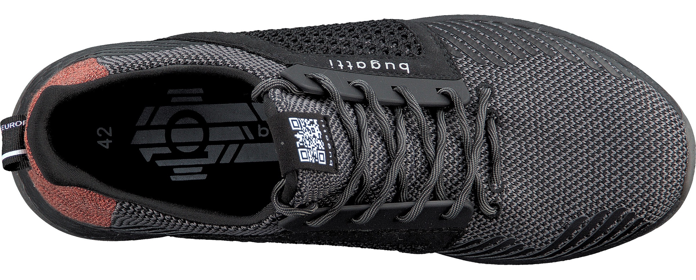 bugatti Keilsneaker, Freizeitschuh, Halbschuh, Schürer mit Kontrastbesatz an der Ferse