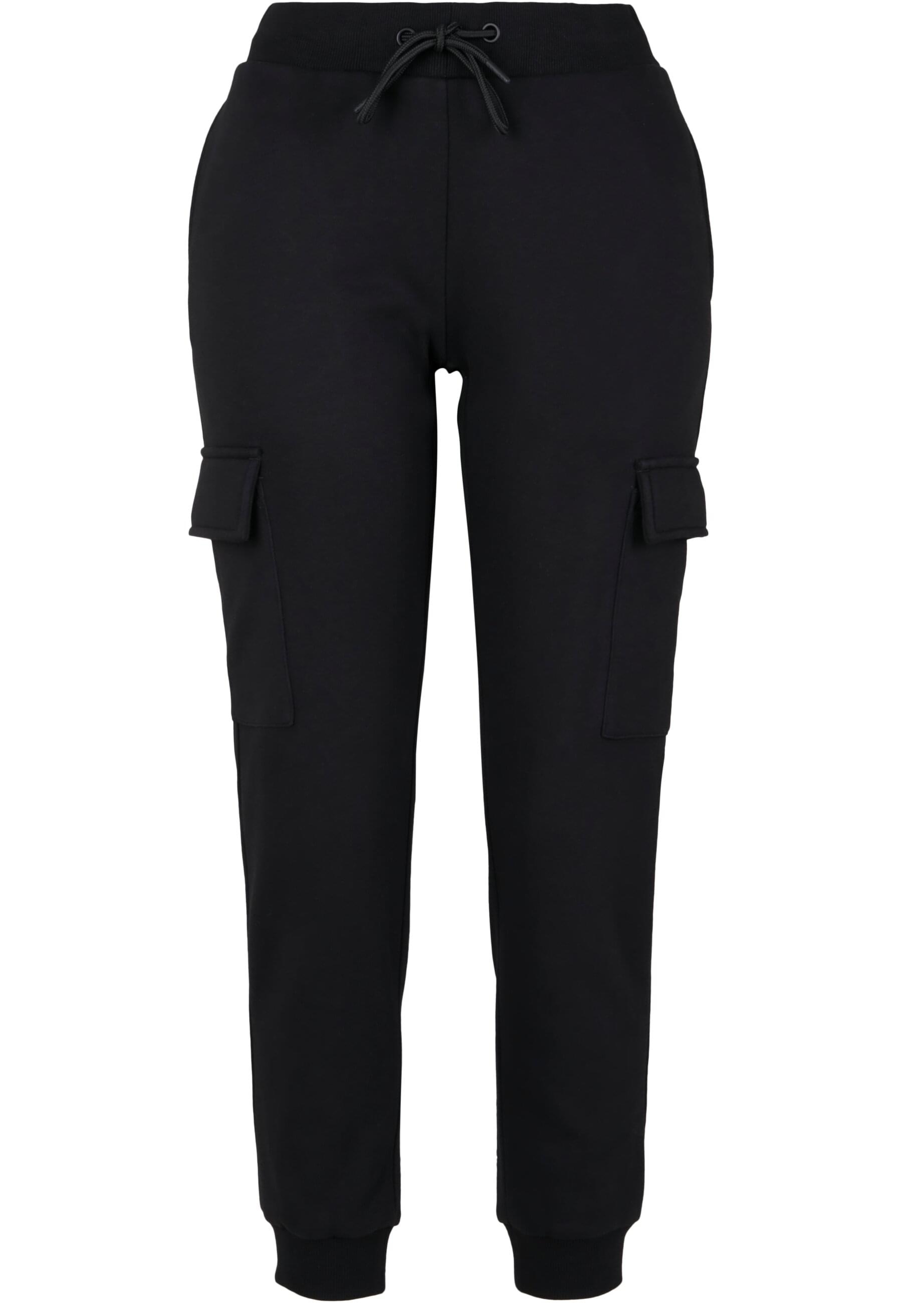 URBAN CLASSICS Stoffhose "Urban Classics Damen Ladies Cargo Sweat Pants", (1 tlg.)