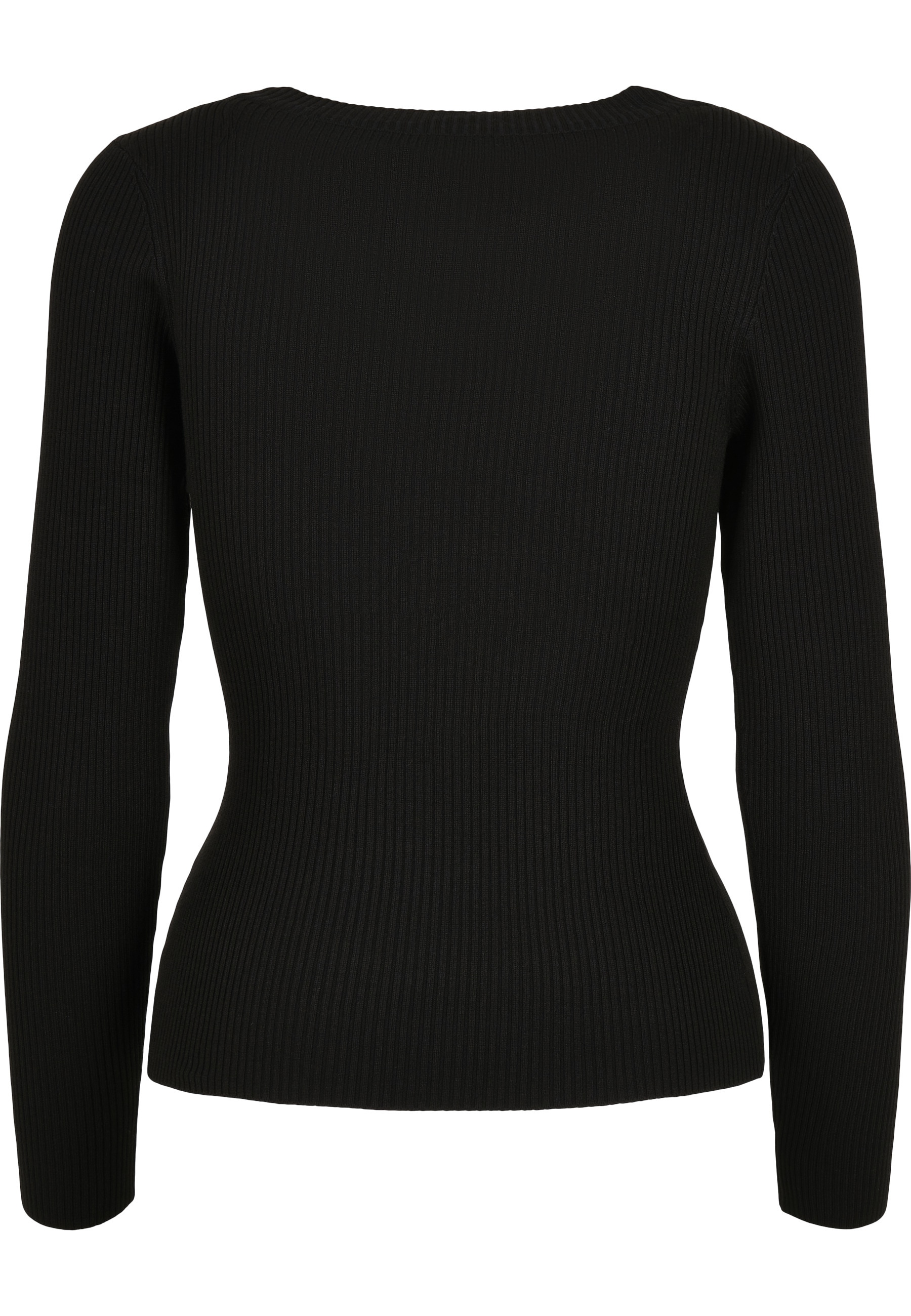 URBAN CLASSICS Sweatshirt »Urban Classics Damen Ladies Wide Neckline Sweater«, 1 Stk.
