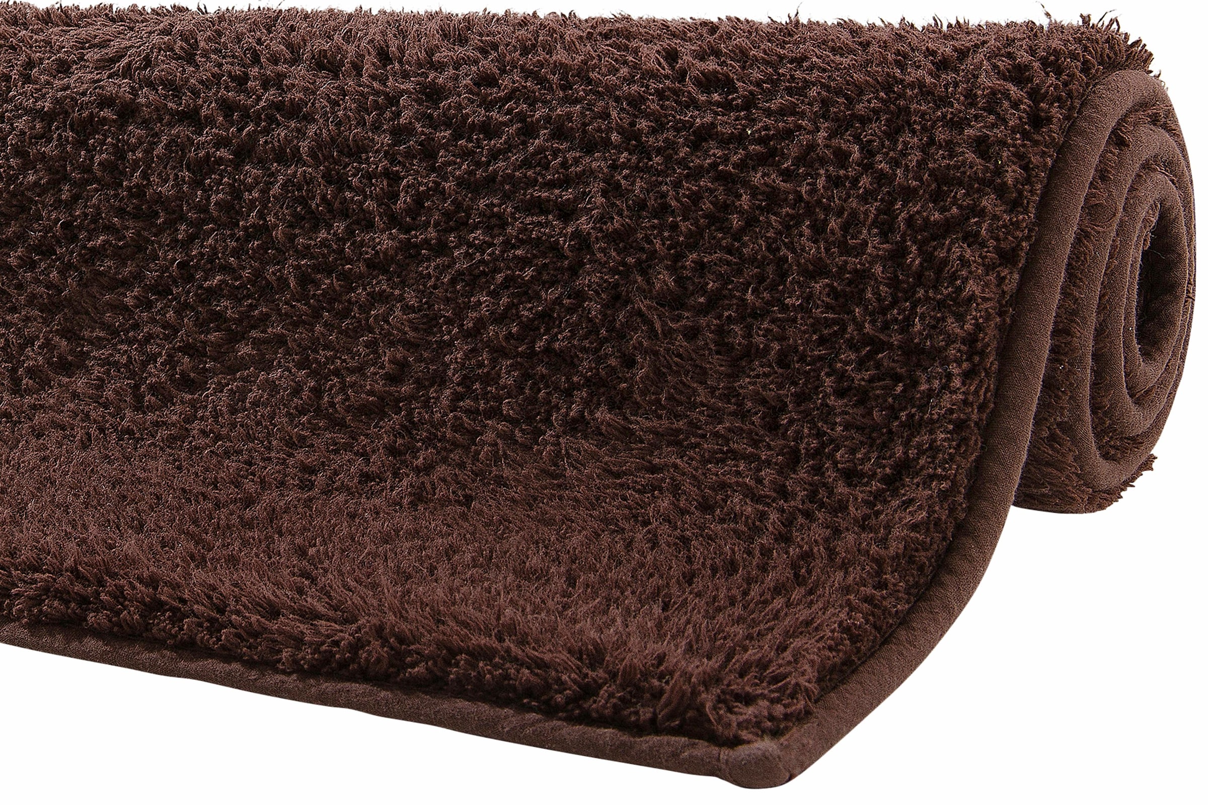 my home Badematte »Maren, Badvorleger, Badezimmer Teppich«, rutschhemmend beschichtet, fußbodenheizungsgeeignet, Bio-Baumwolle, Badteppich, Badematten auch als 3 teiliges Set