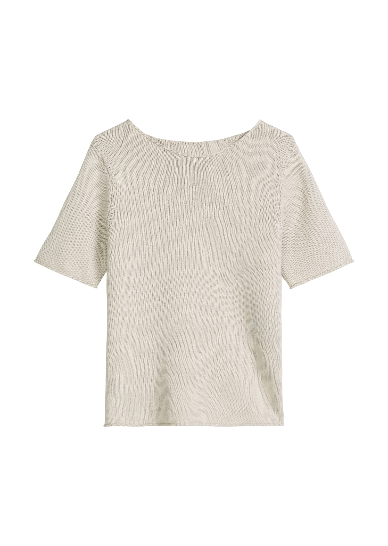 Marc O'Polo Kurzarmpullover »aus Organic-Cotton-Leinen-Mix«